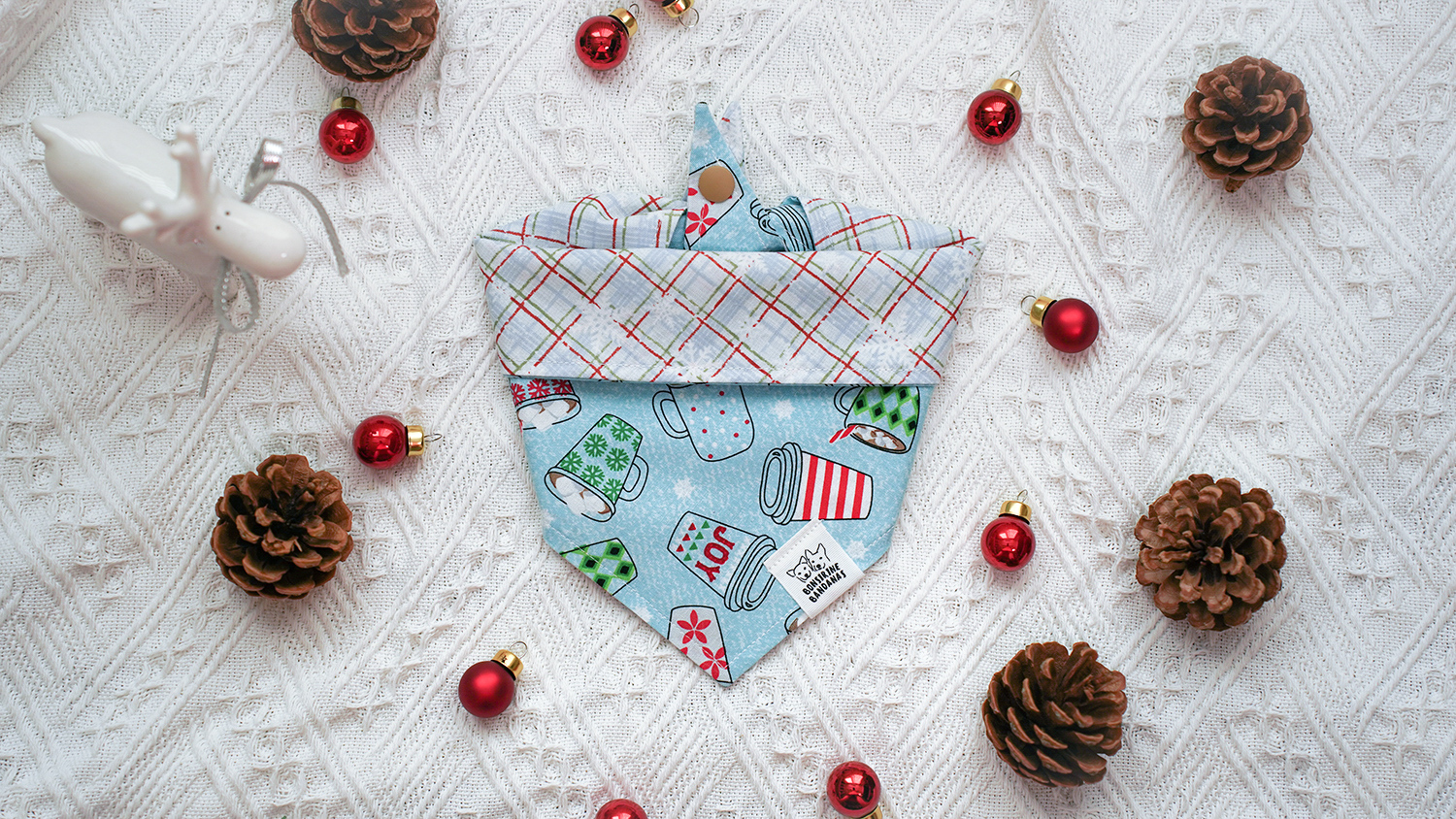 Holly Jolly Coffee multiway bandana