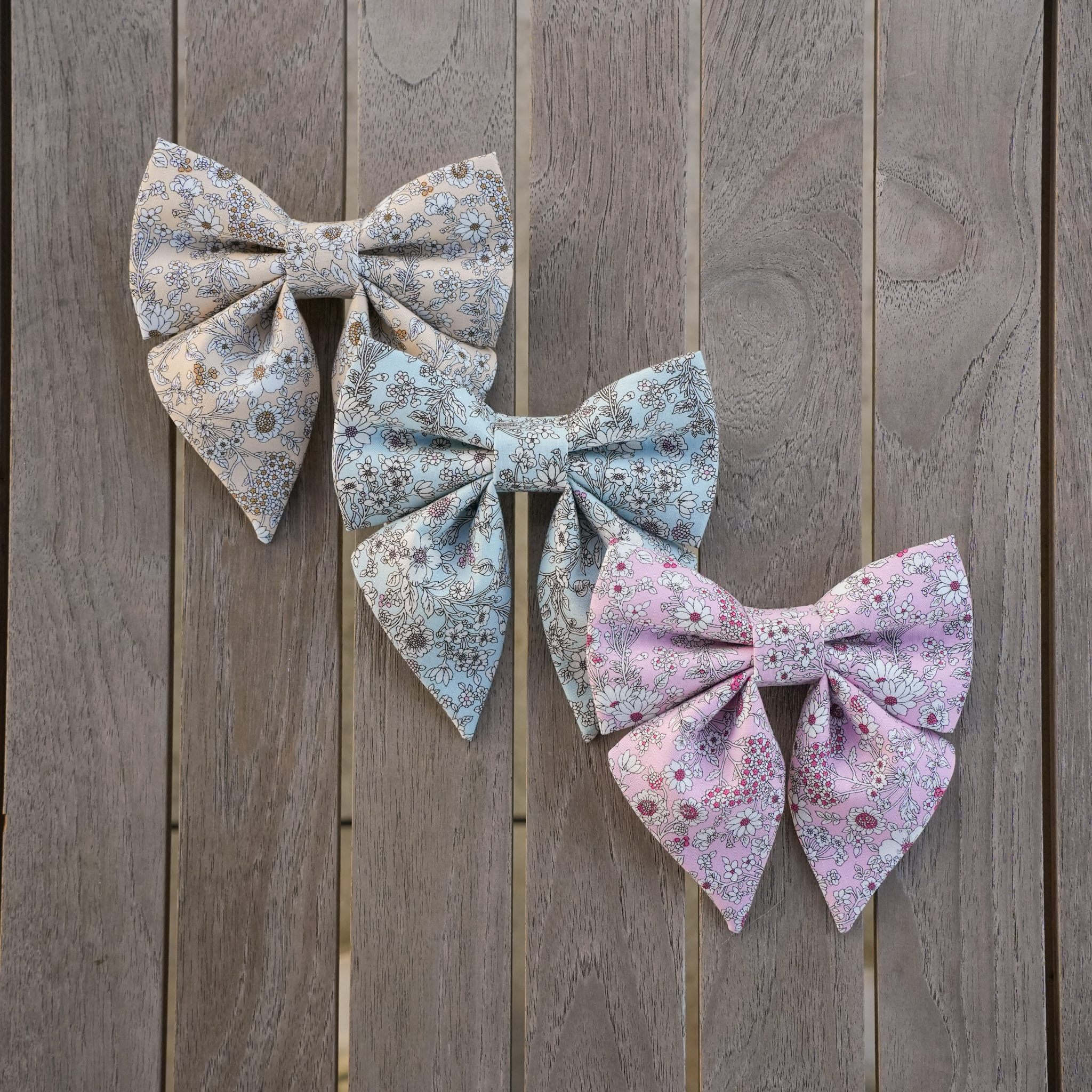 Blooming Garden bow + bow tie