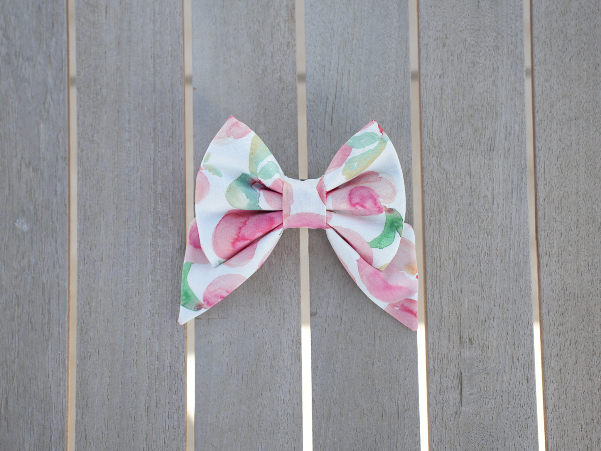 Sweet Peach bow + bow tie