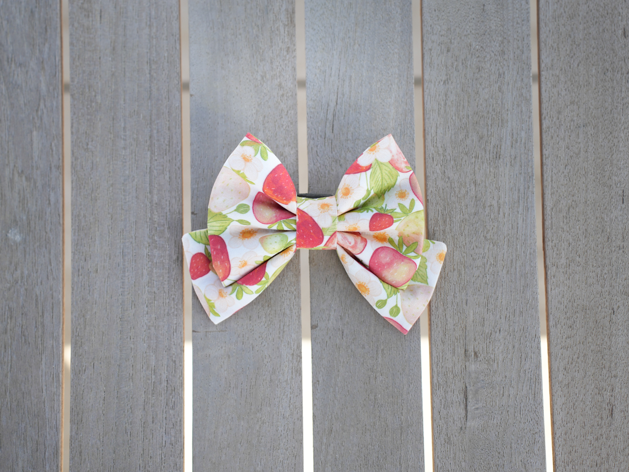 Sweet Strawberry bow + bow tie