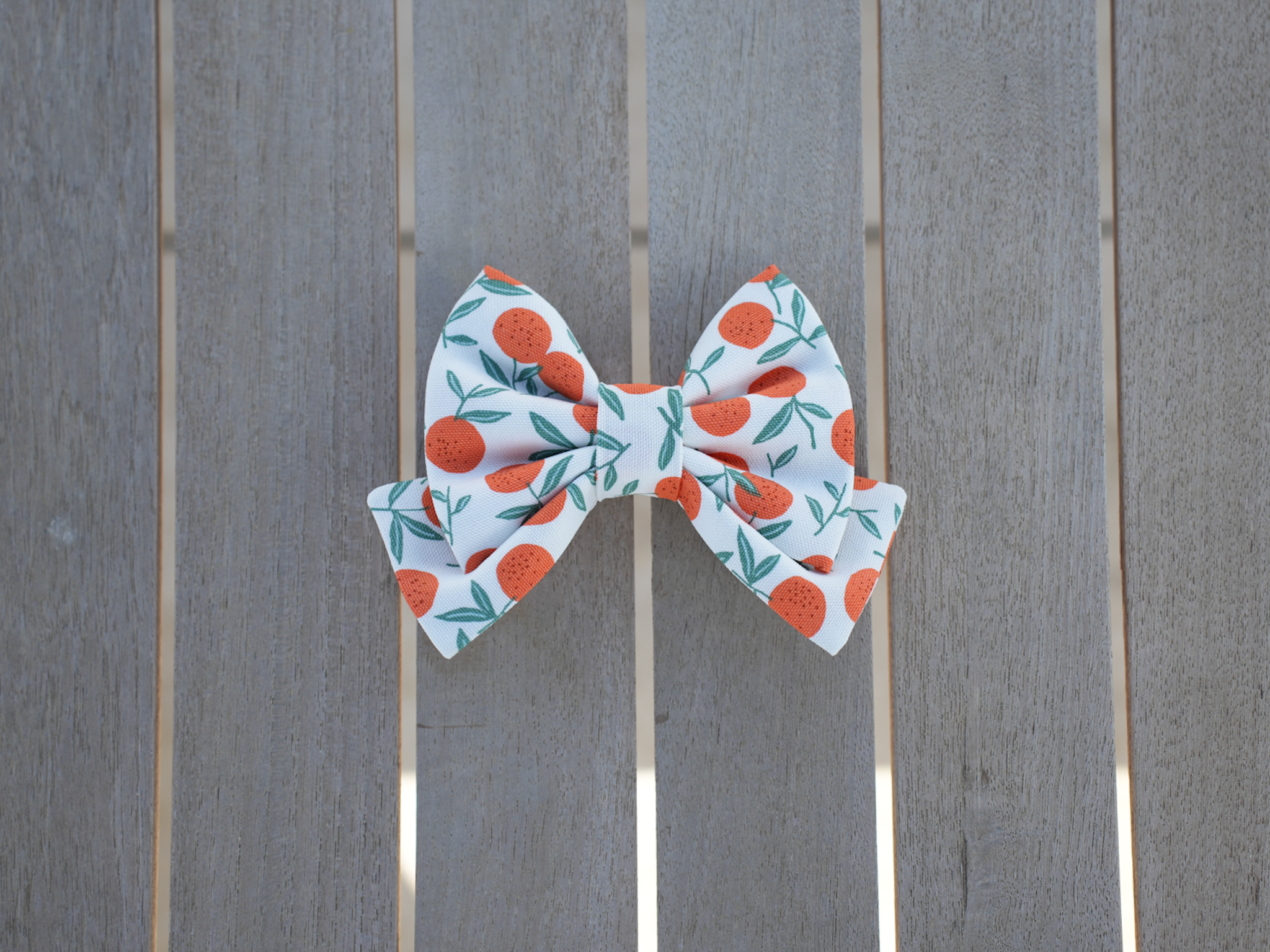Sweet Orange bow + bow tie