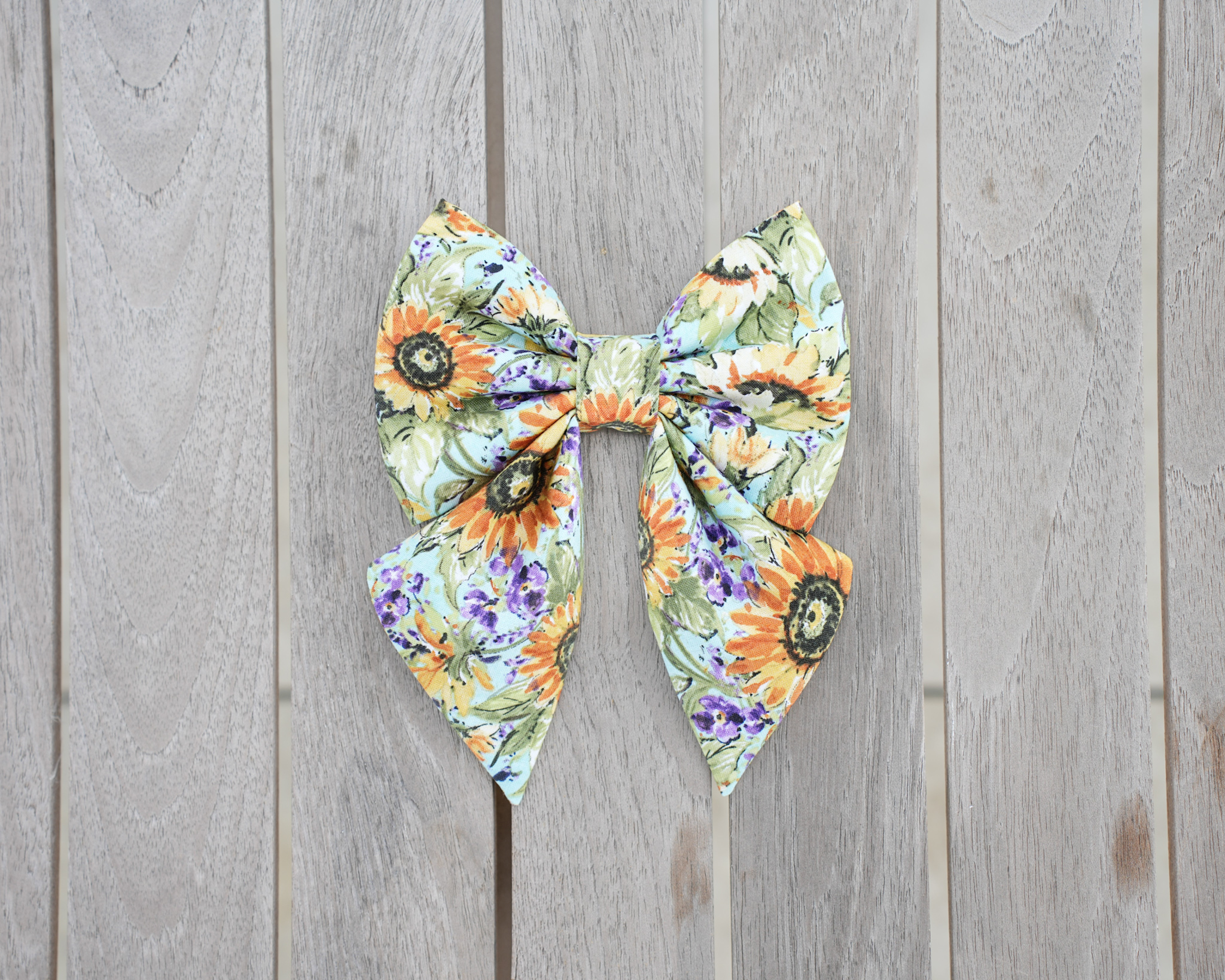 Sunkissed Sunflower bow + bow tie
