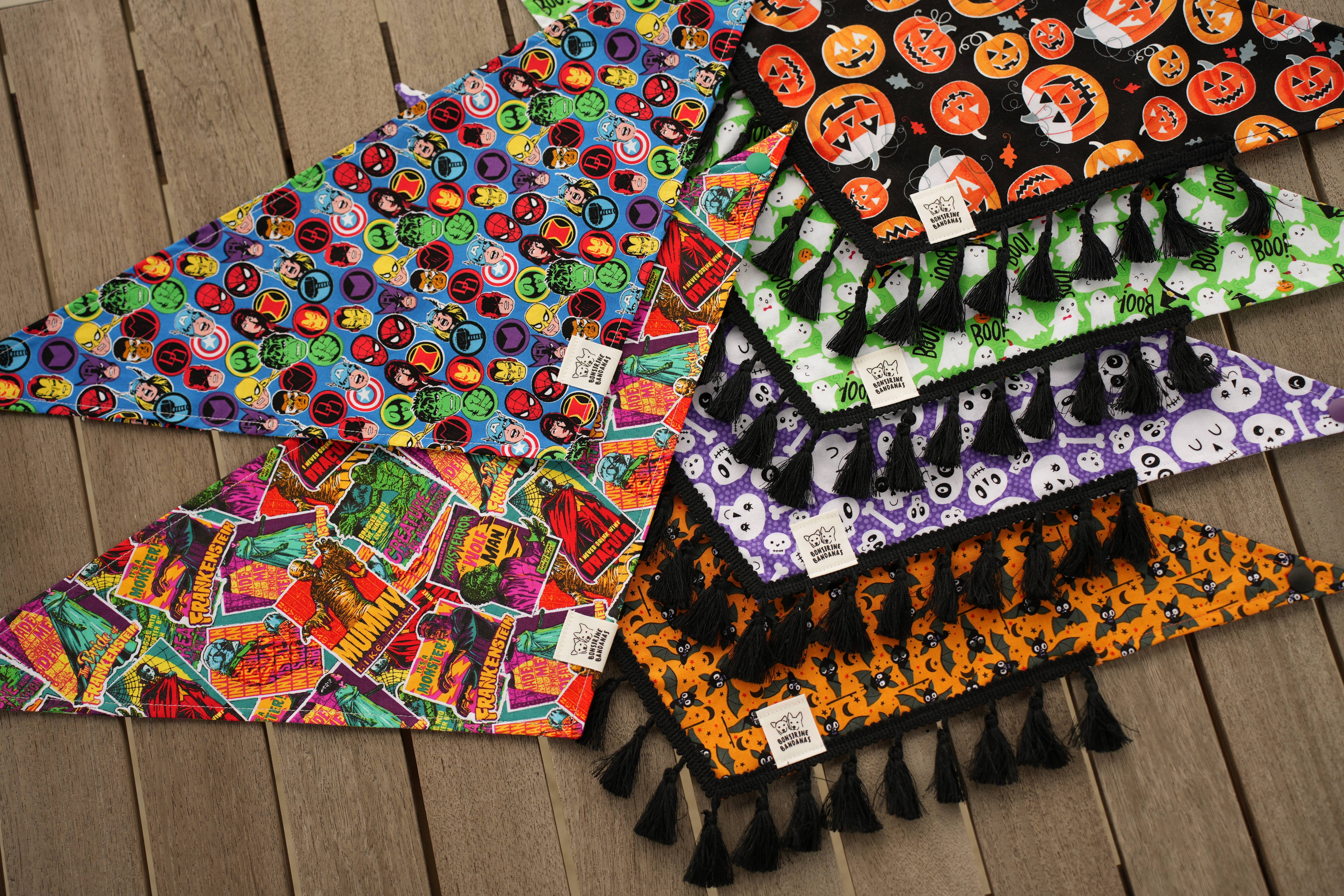 [2차 오픈] Halloween bandana (6 colors)