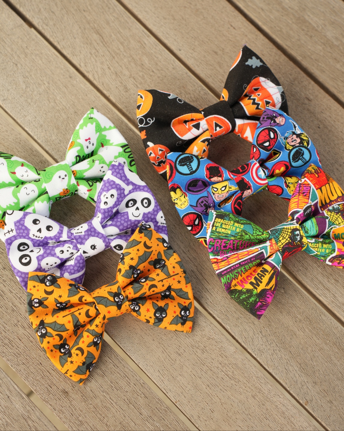 [2차 오픈] Halloween bow + bow tie (6 colors)