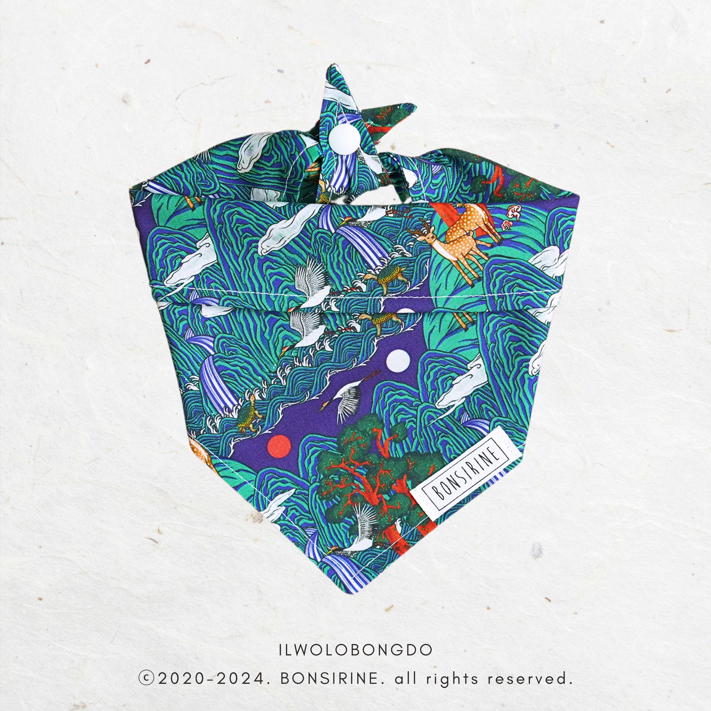 [Korean Heritage] 일월오봉도 Bandana