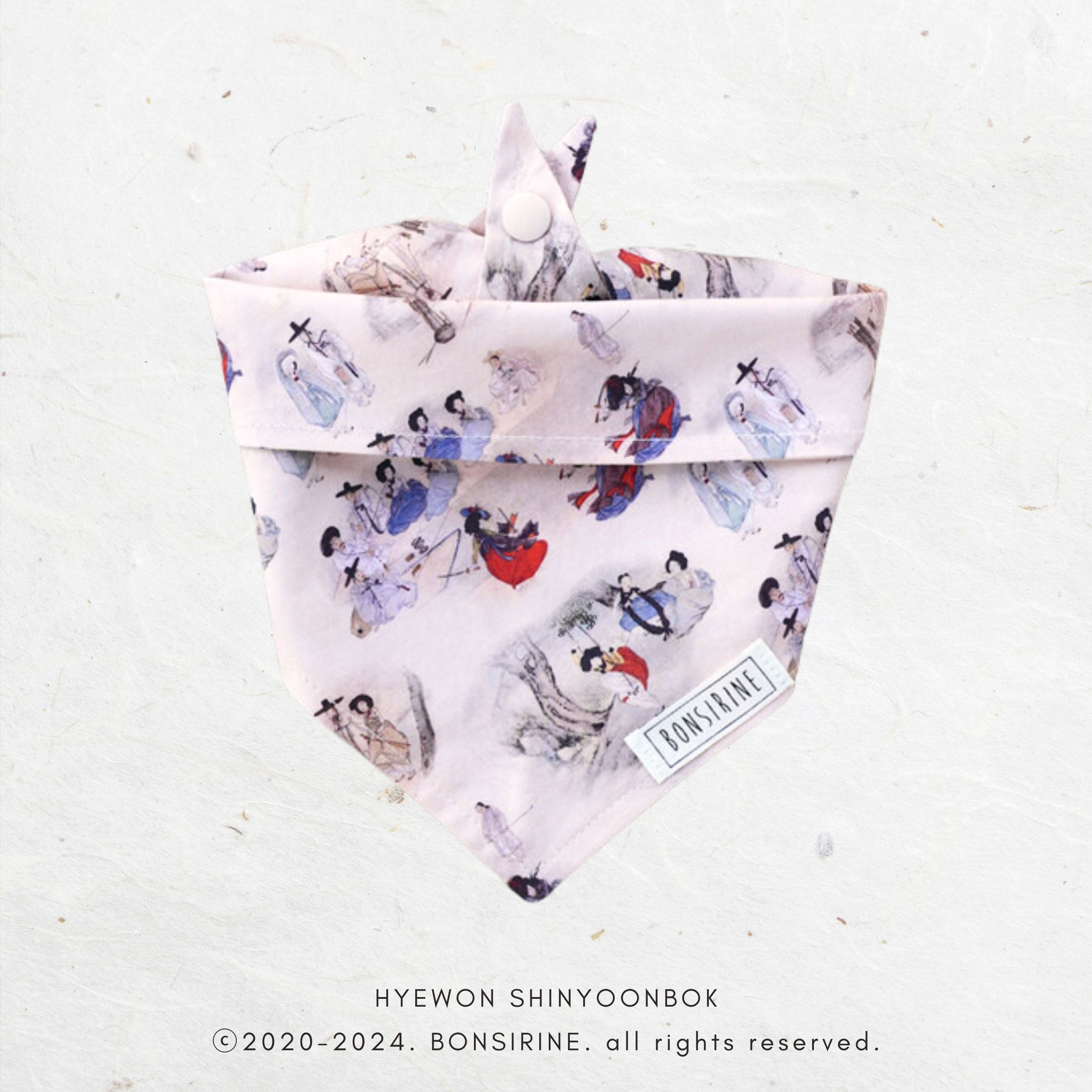 [Korean Heritage] 혜원 신윤복 Bandana