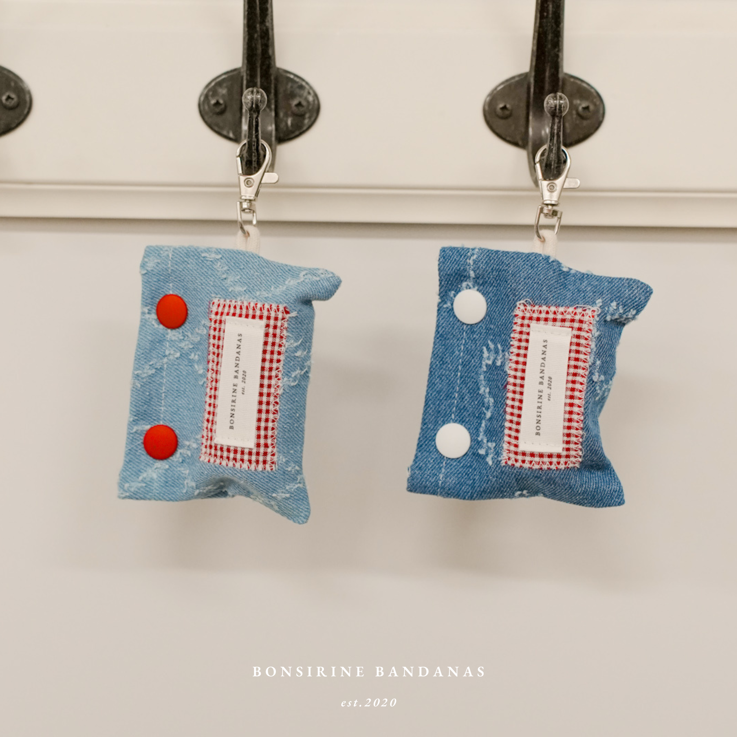 [Zerowaste Recycle Project] Denim Patch Poopbag Dispenser