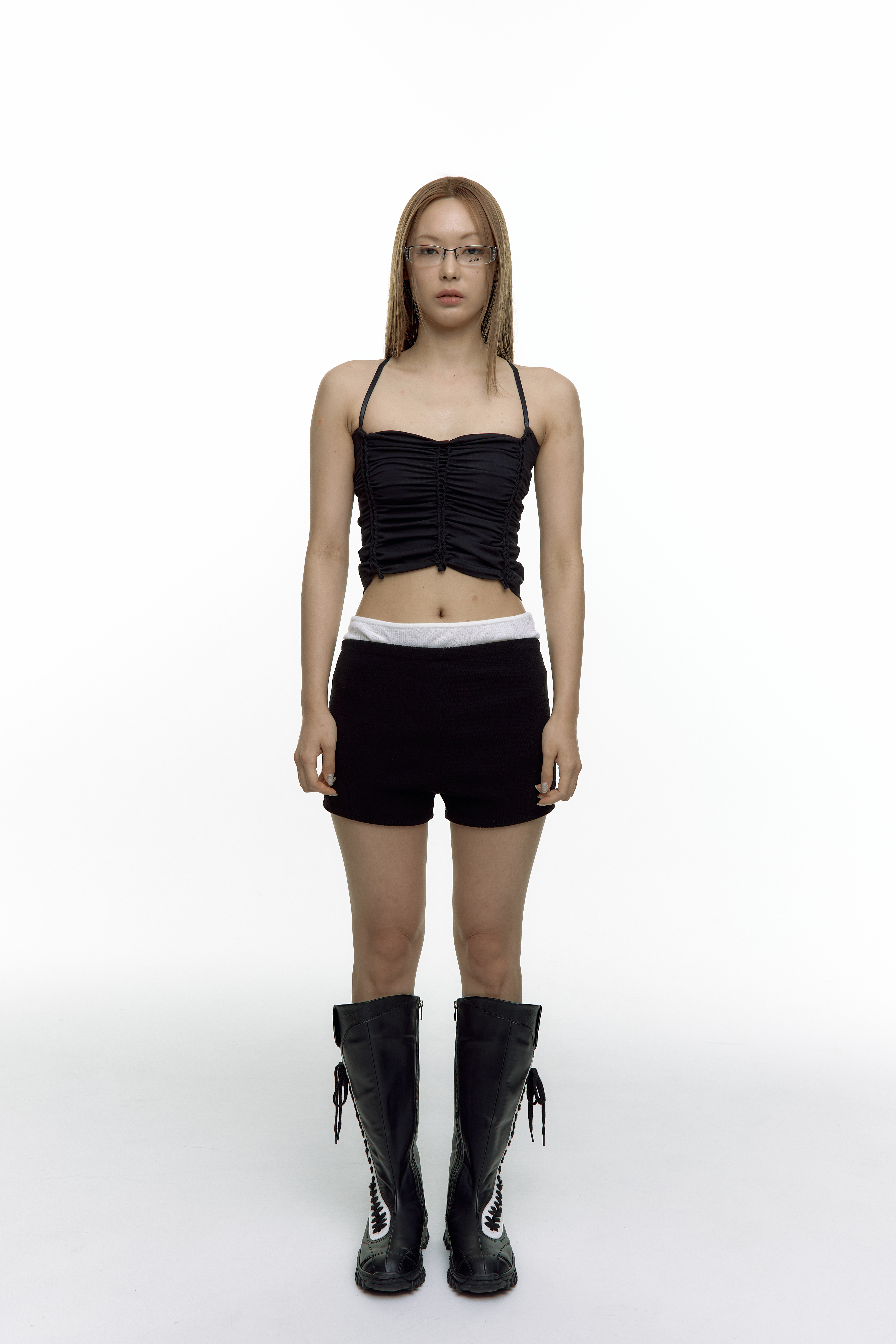 Braided Sleeveless Black