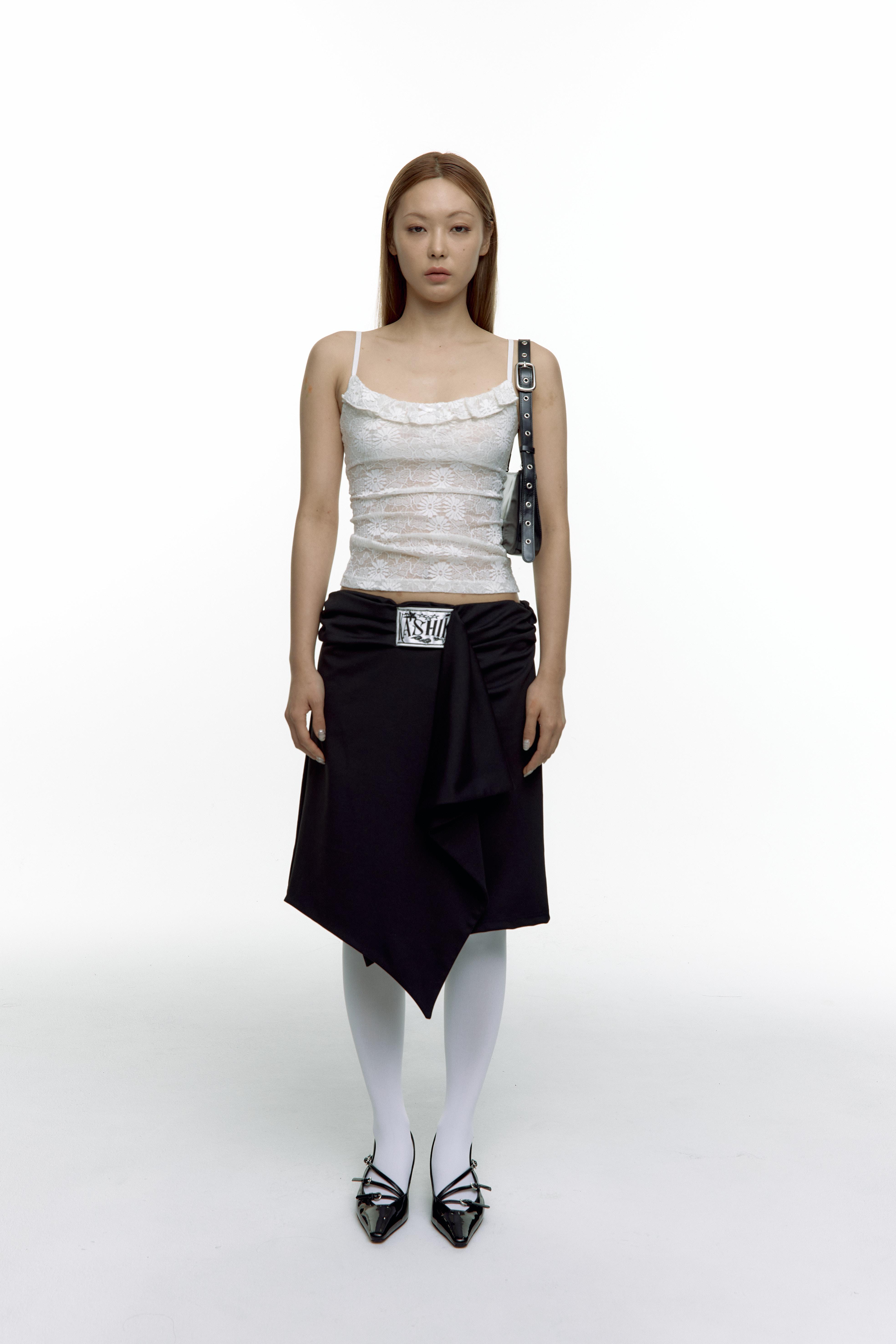 Lace Seethrough Top Ivory
