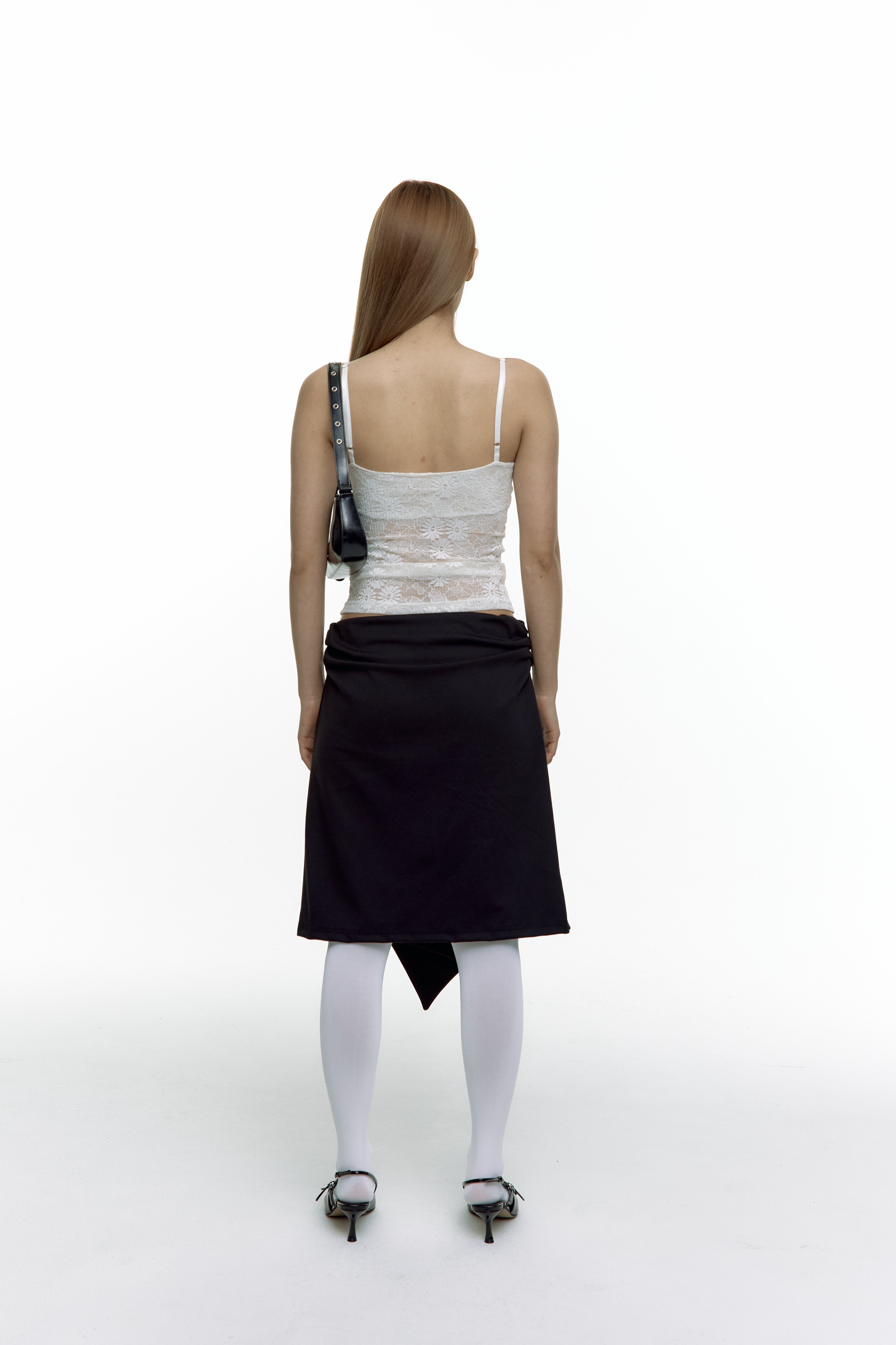 Lace Seethrough Top Ivory