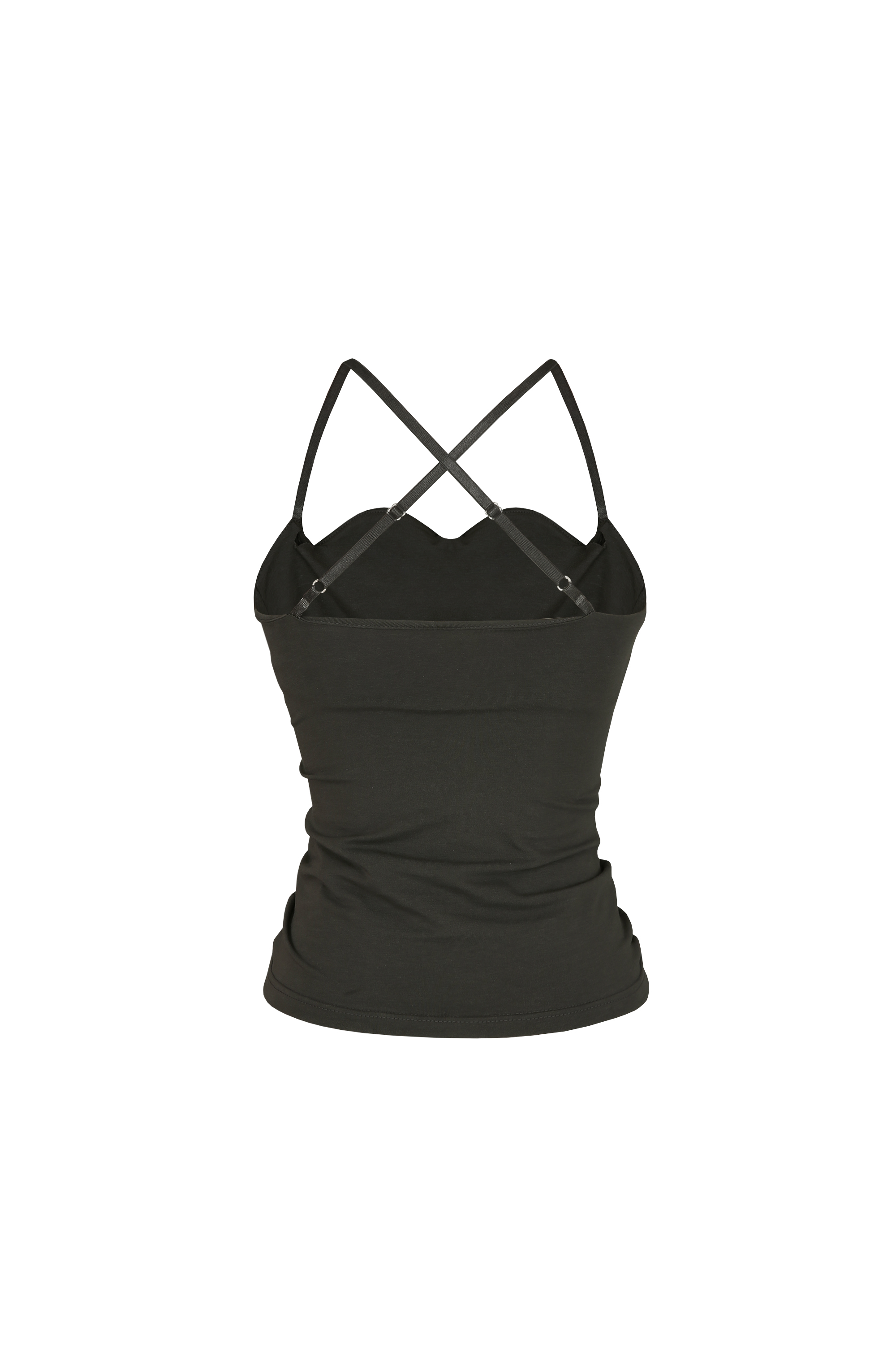 Braided Sleeveless Charcoal