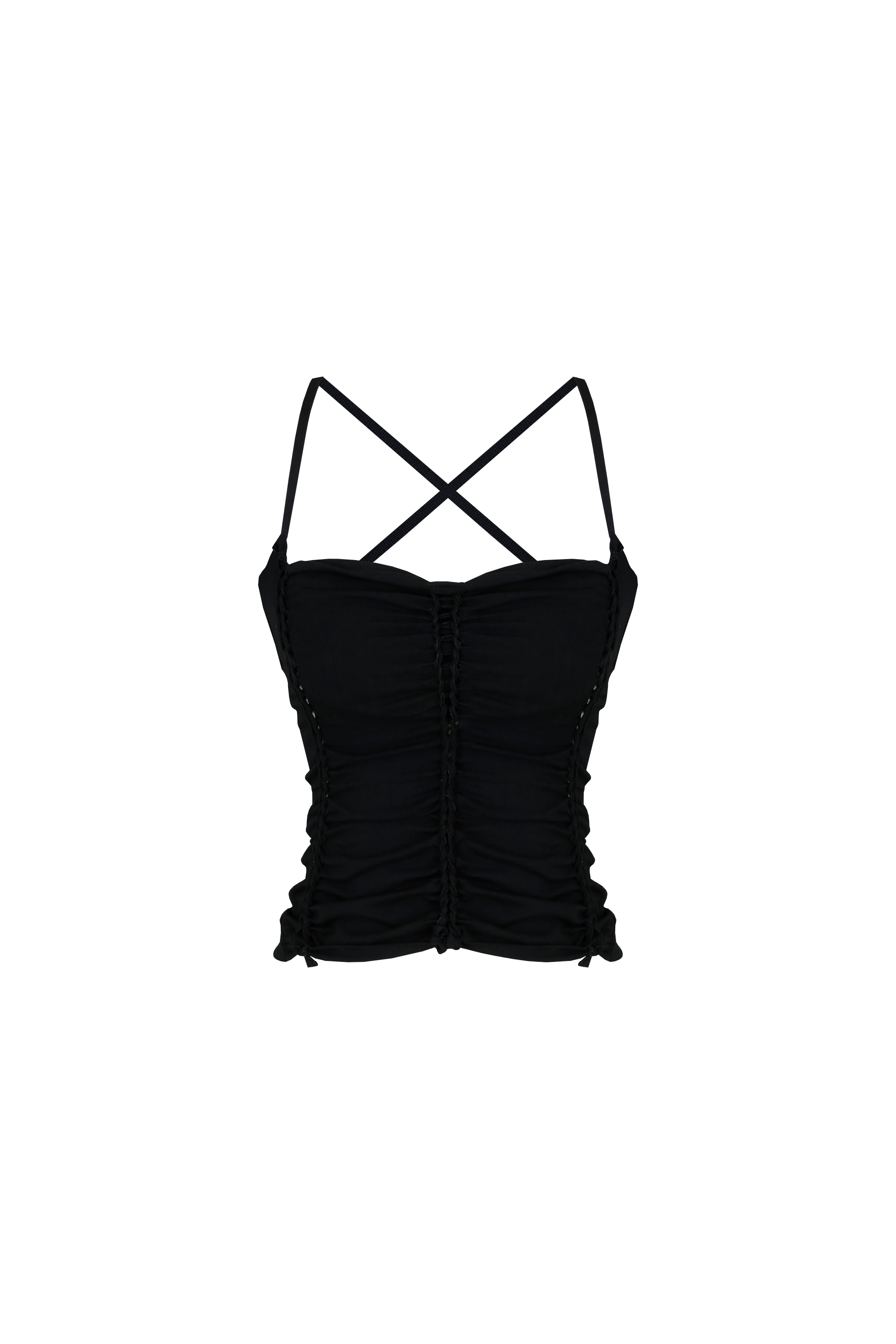 Braided Sleeveless Black