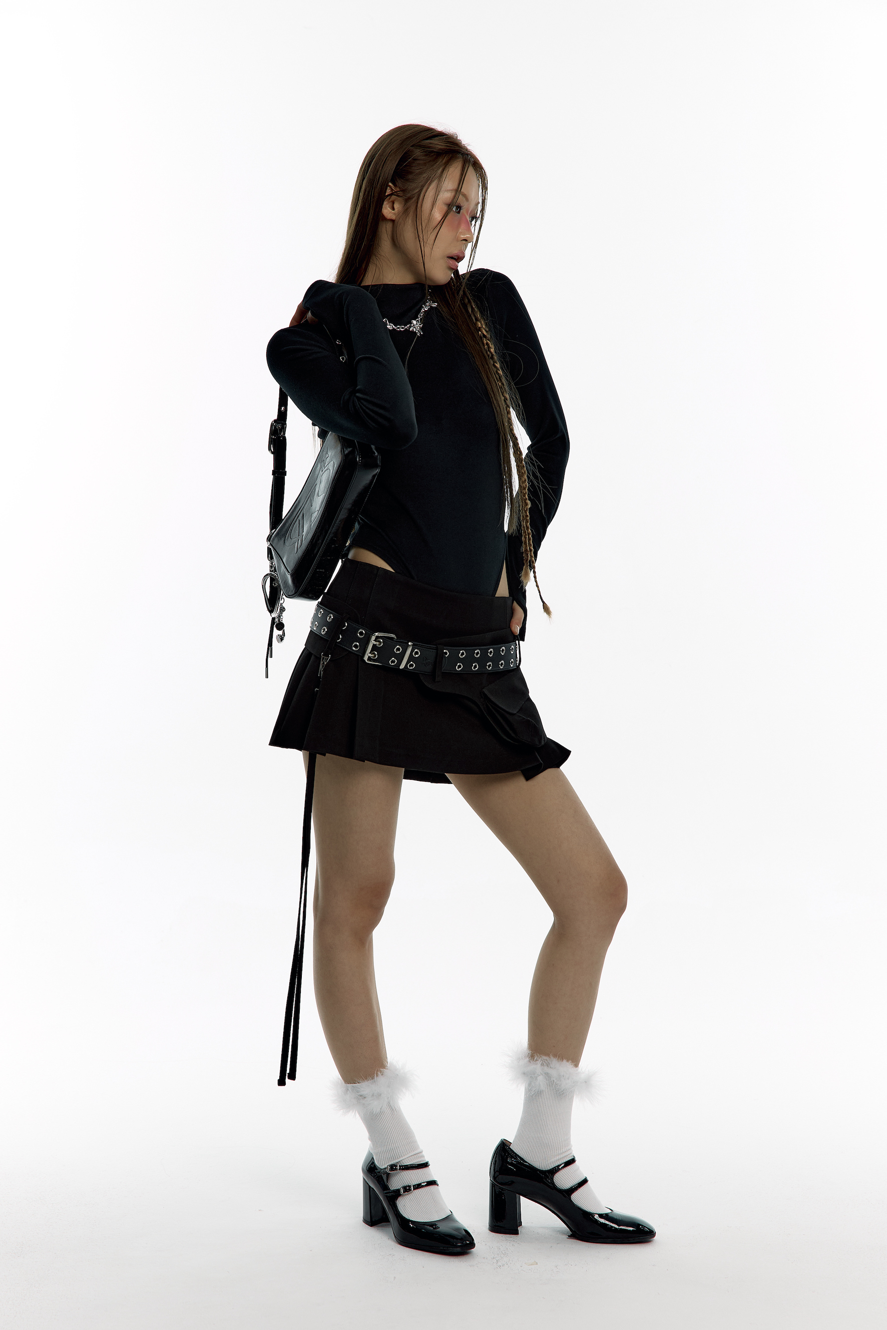Yantra Back Hole Bodysuit Black