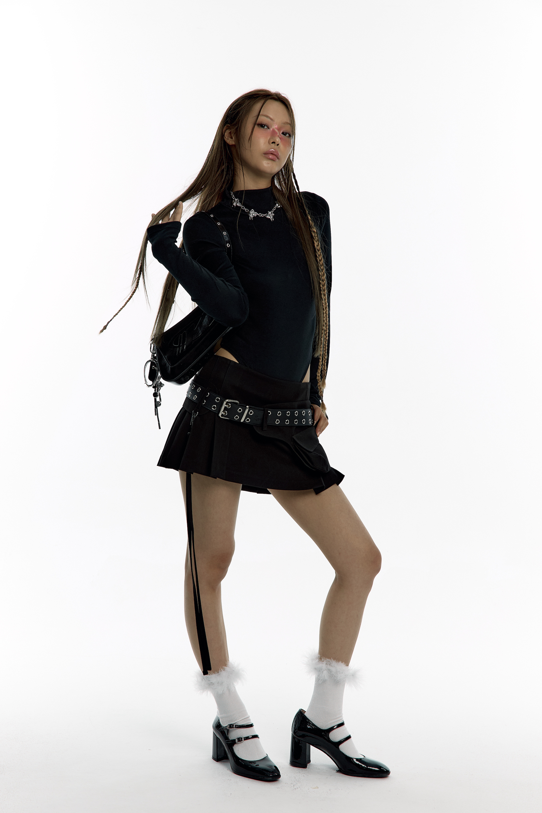 Yantra Back Hole Bodysuit Black