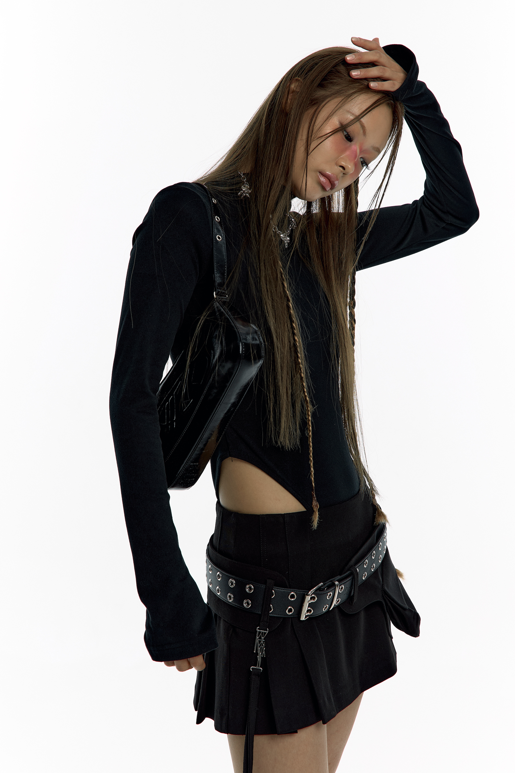 Yantra Back Hole Bodysuit Black