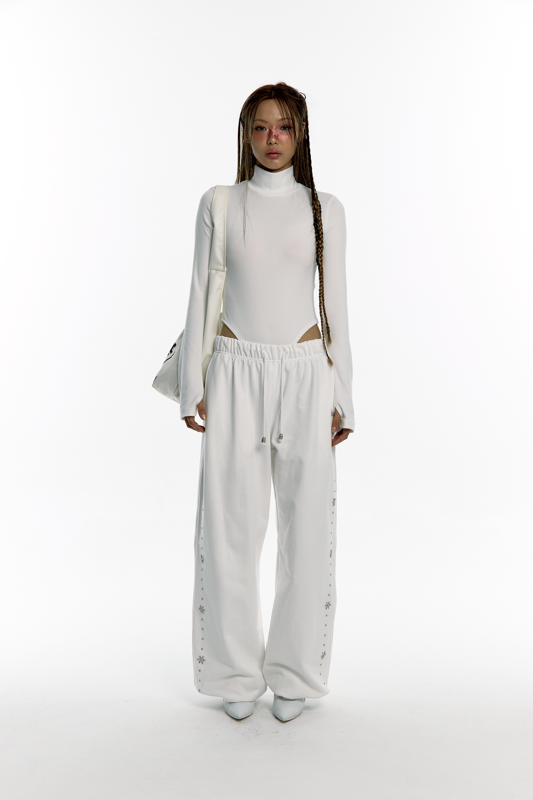 Yantra Back Hole Bodysuit White
