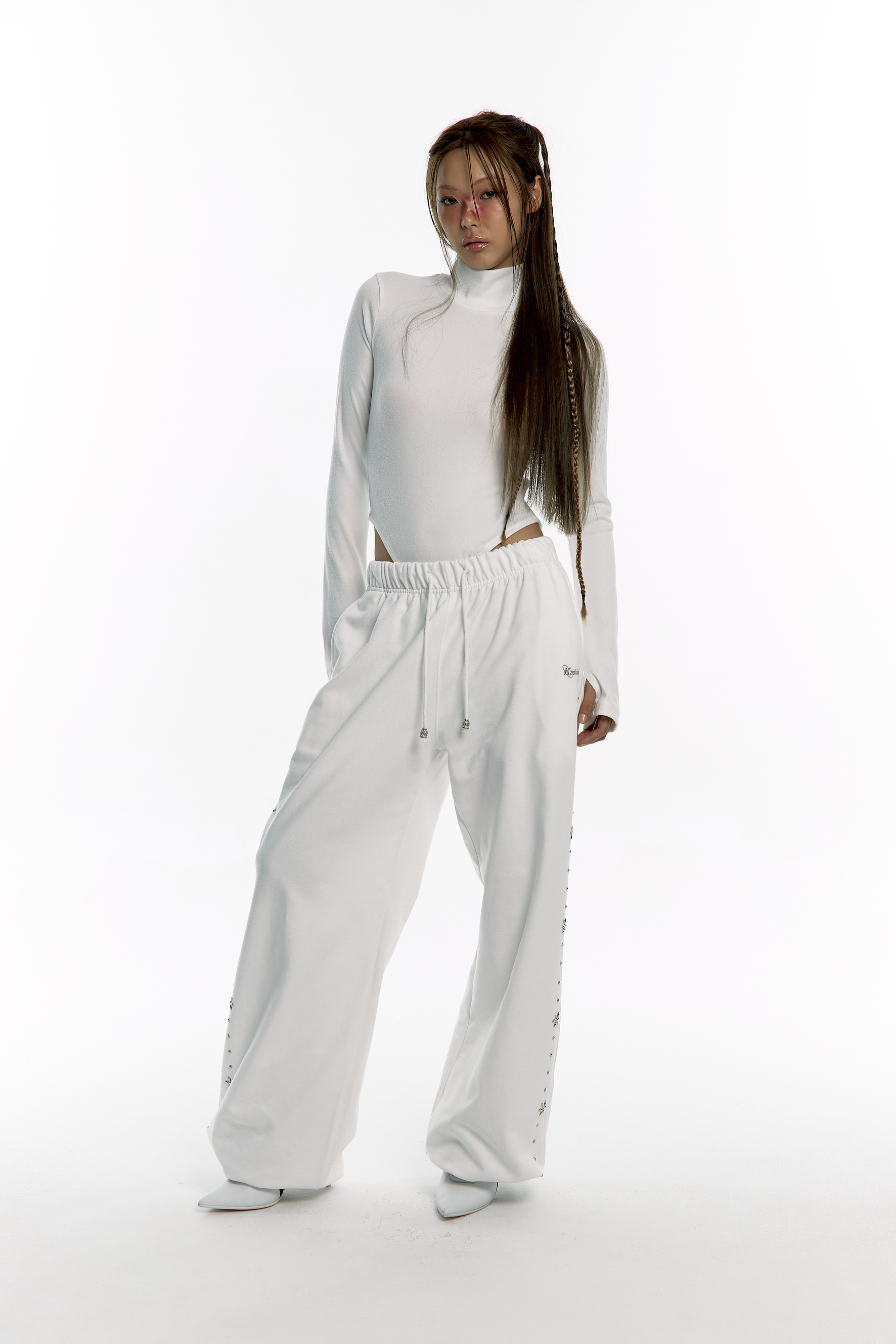 Yantra Back Hole Bodysuit White