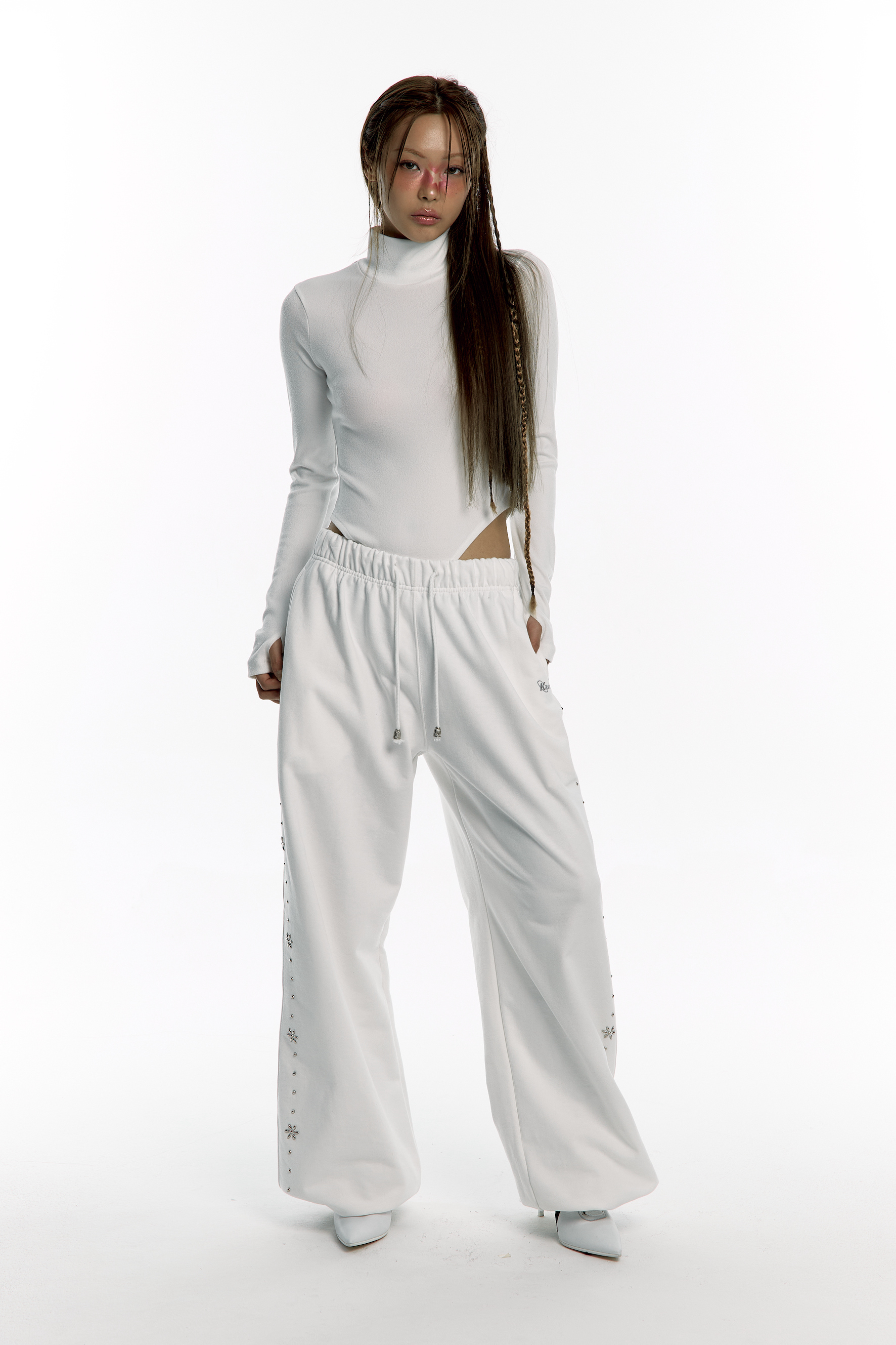 Yantra Back Hole Bodysuit White