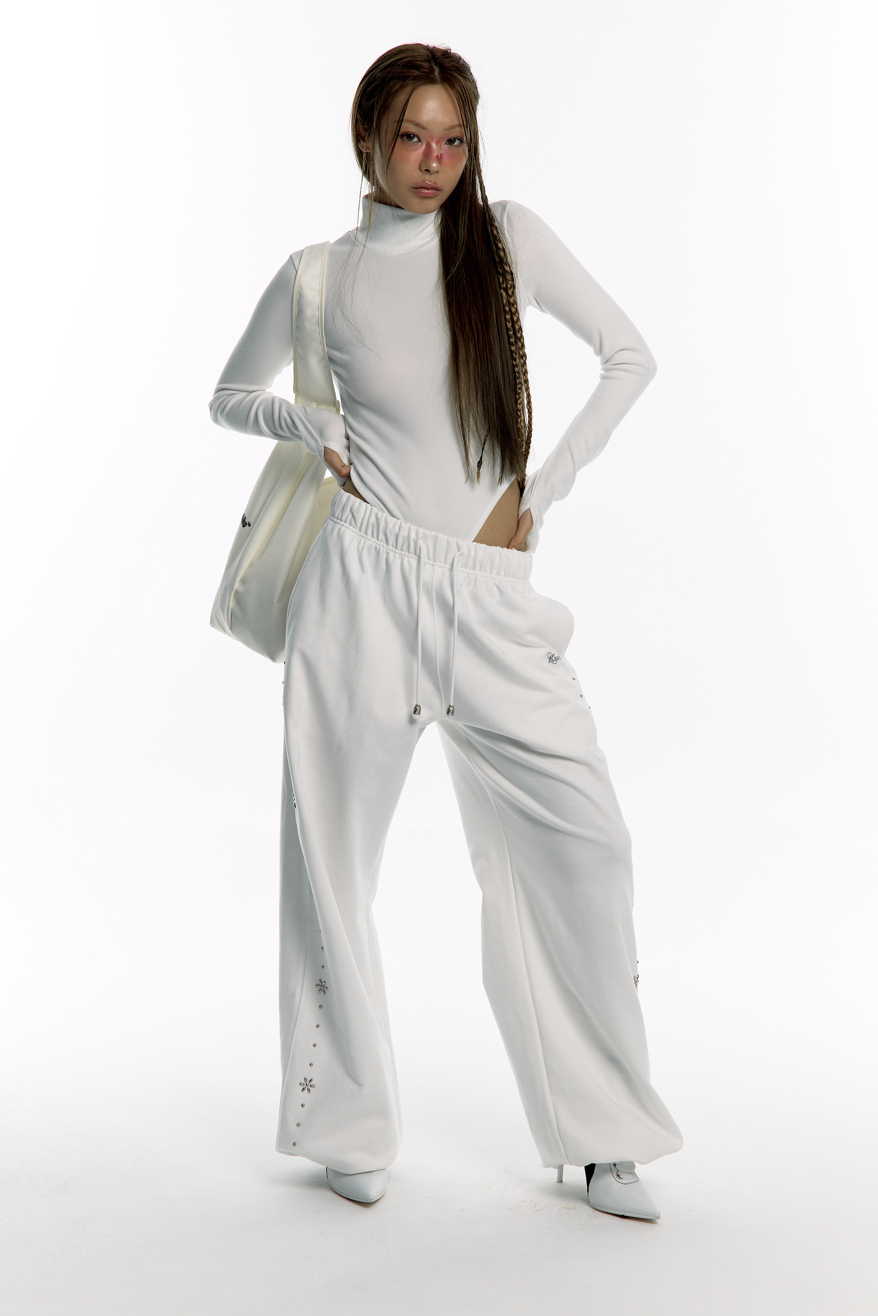 Yantra Back Hole Bodysuit White