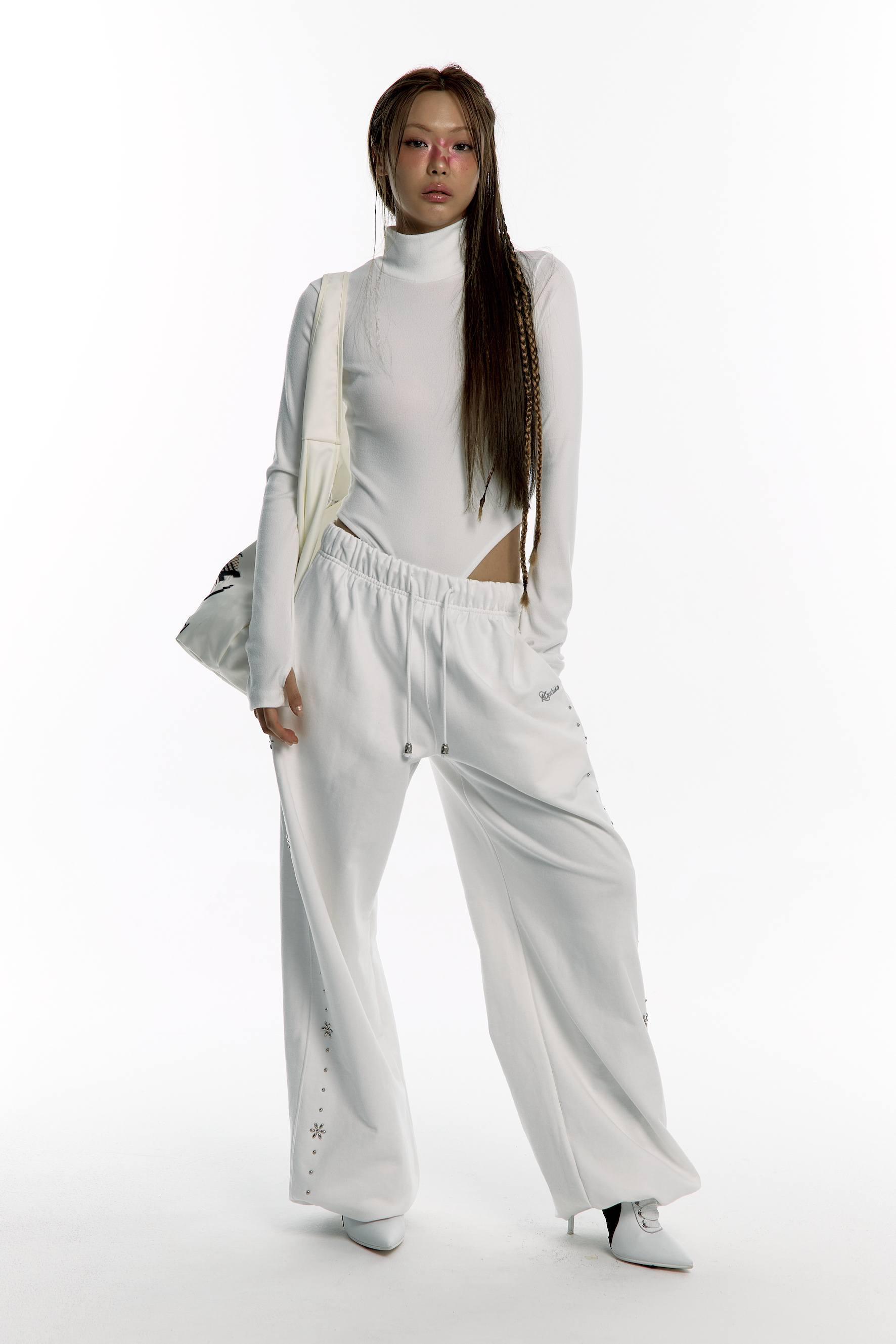 Yantra Back Hole Bodysuit White
