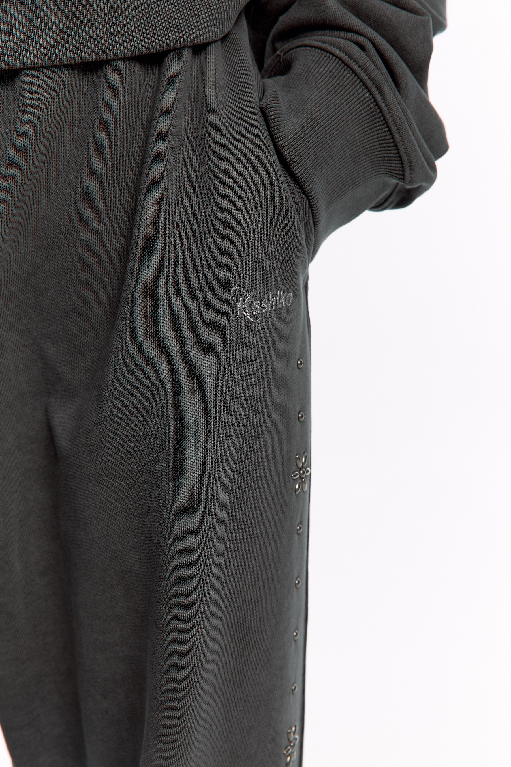 Kashiko Comfy : Monk Trousers Charcoal