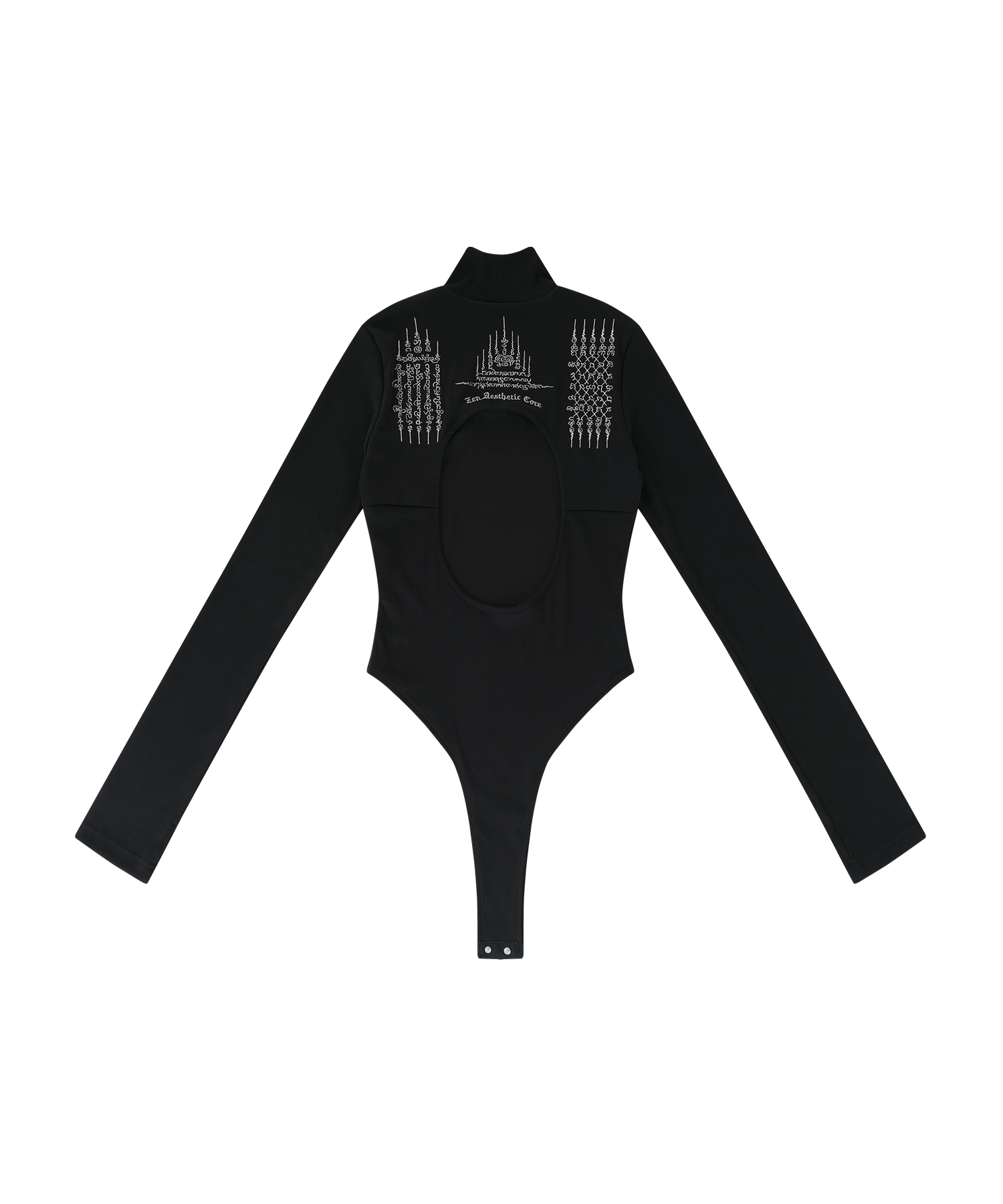 Yantra Back Hole Bodysuit Black
