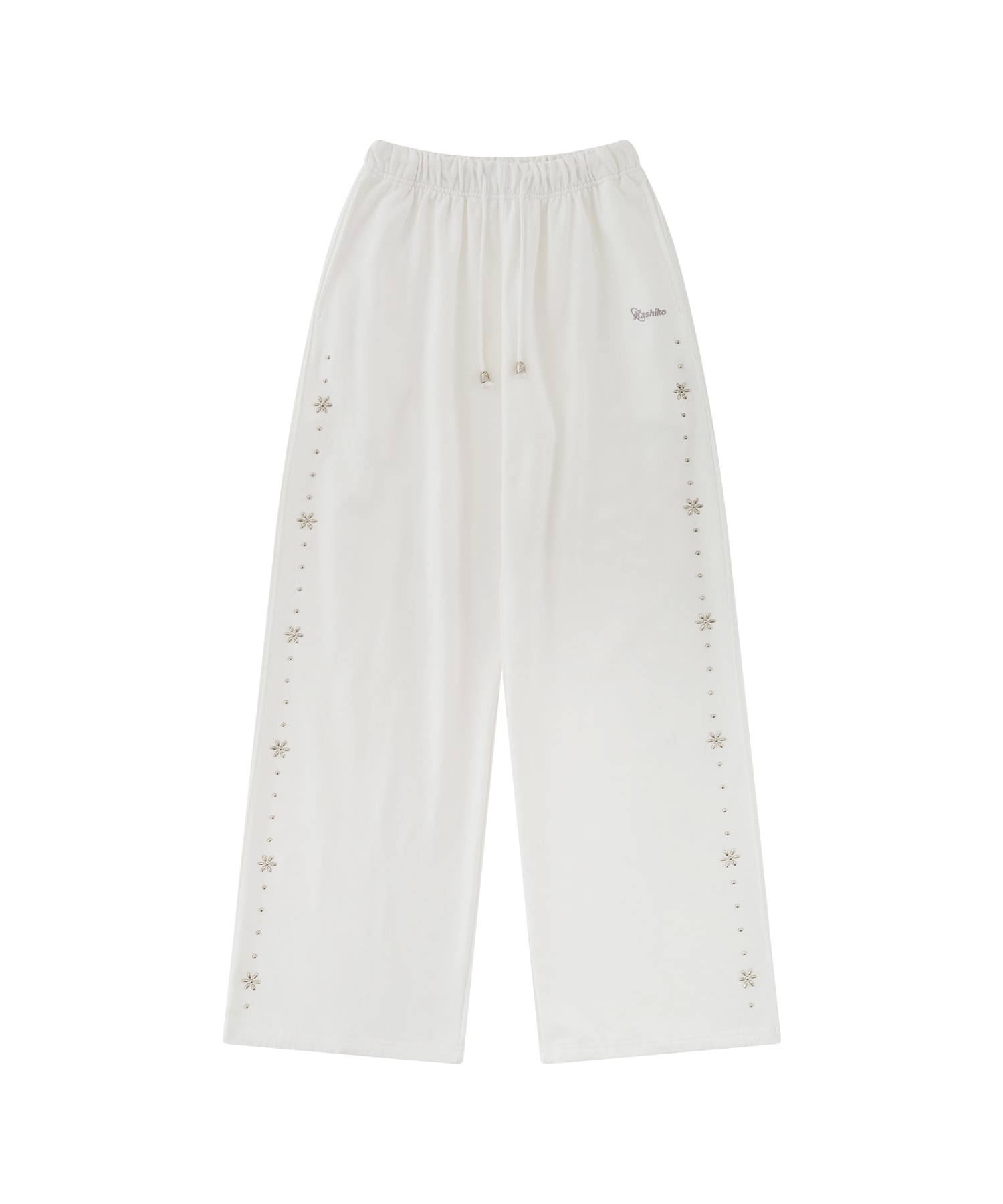 Kashiko Comfy : Monk Trousers White