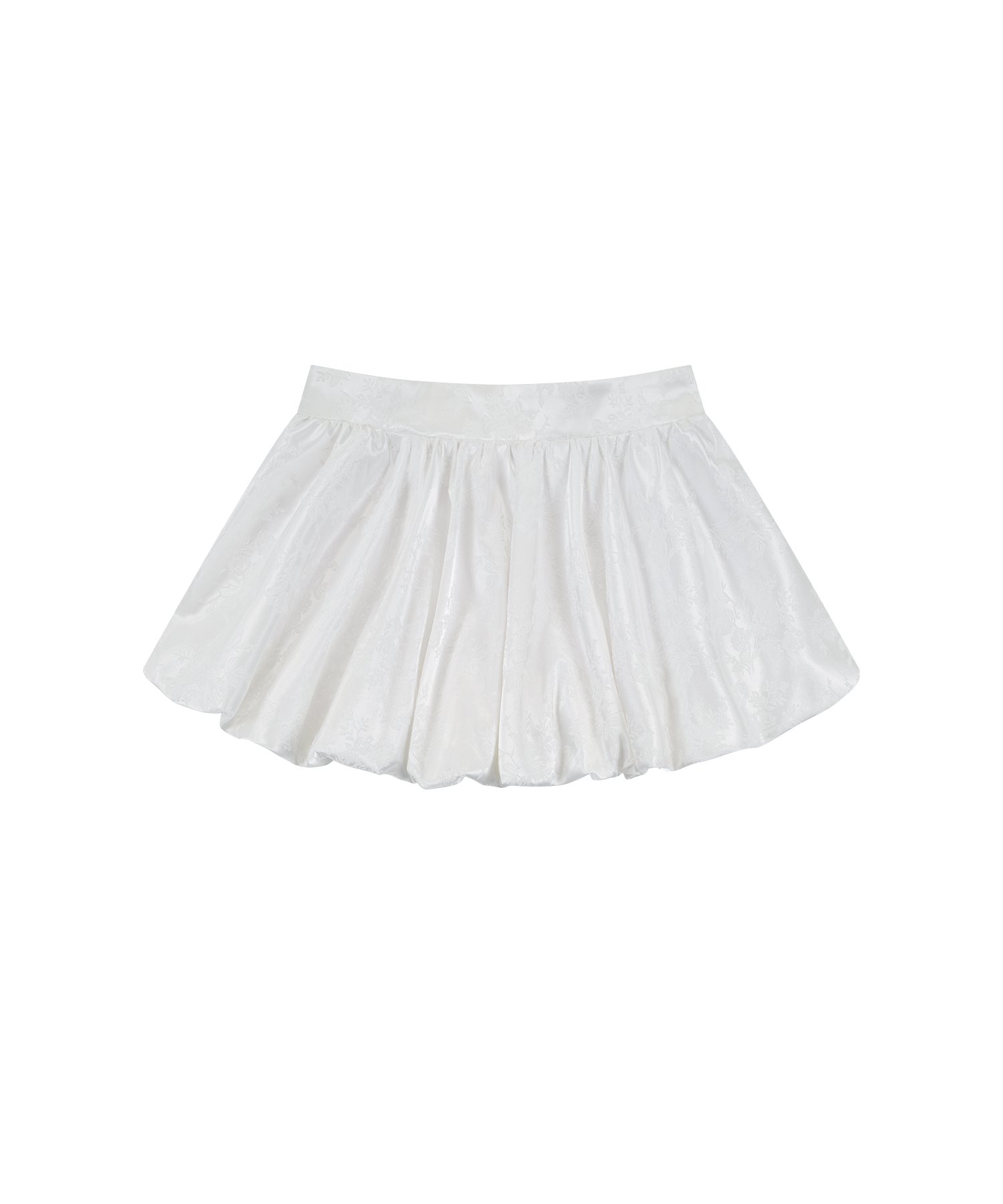 Fairy Ribbon Bubble Skirt White