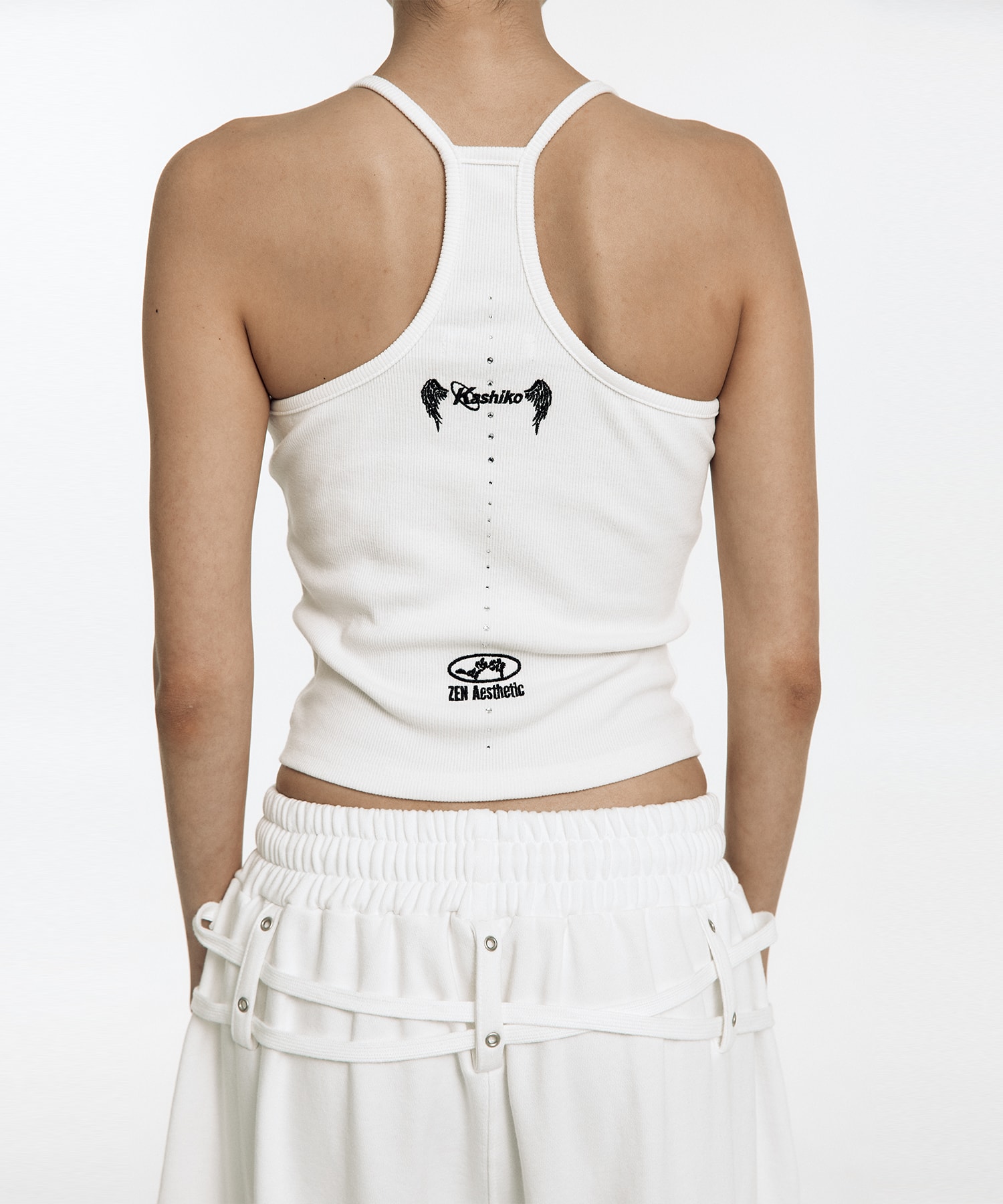 Zenu Pocket Hotfix Top White