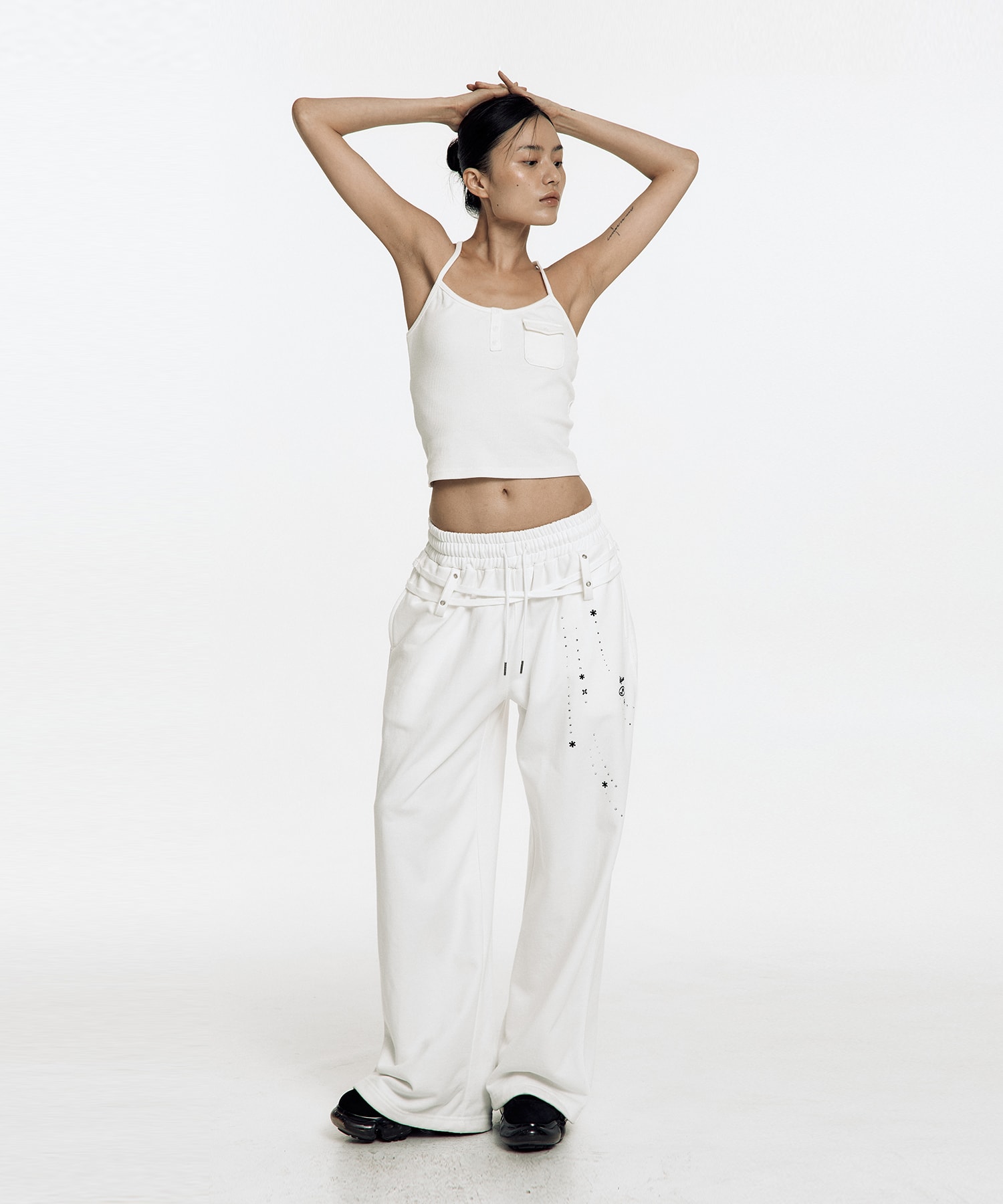 Zenu Pocket Hotfix Top White