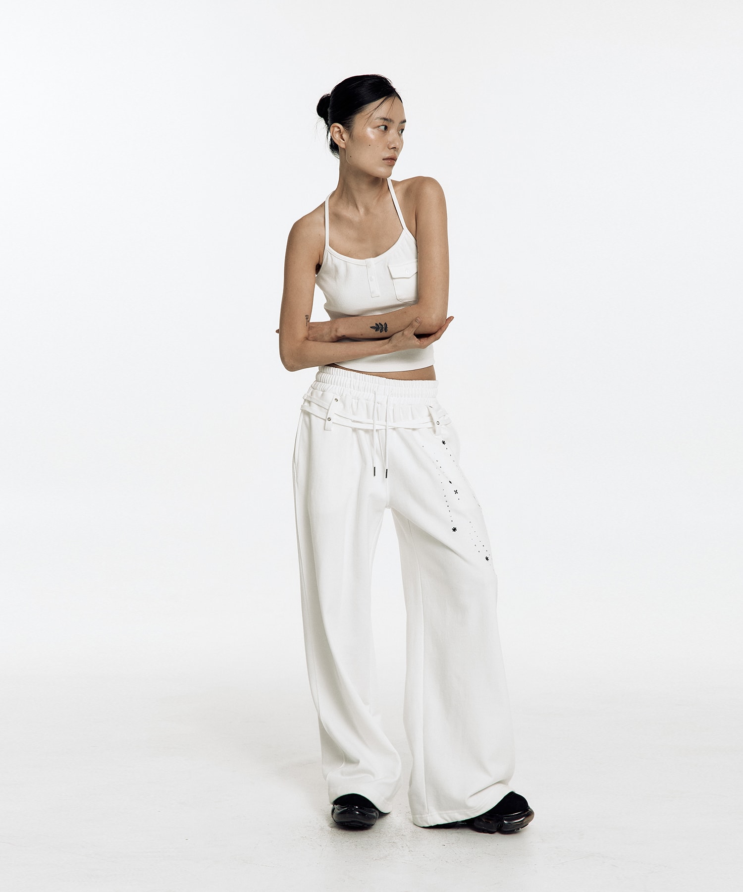Zenu Pocket Hotfix Top White