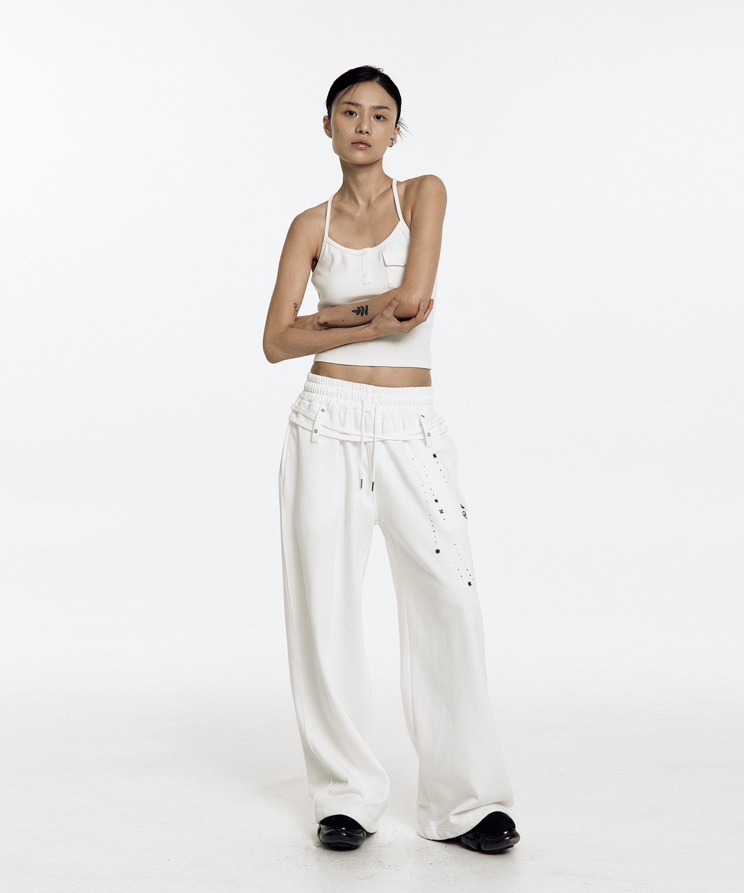 Zenu Pocket Hotfix Top White