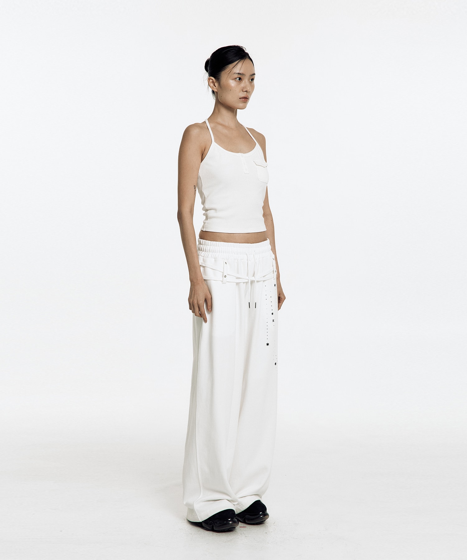 Zenu Pocket Hotfix Top White