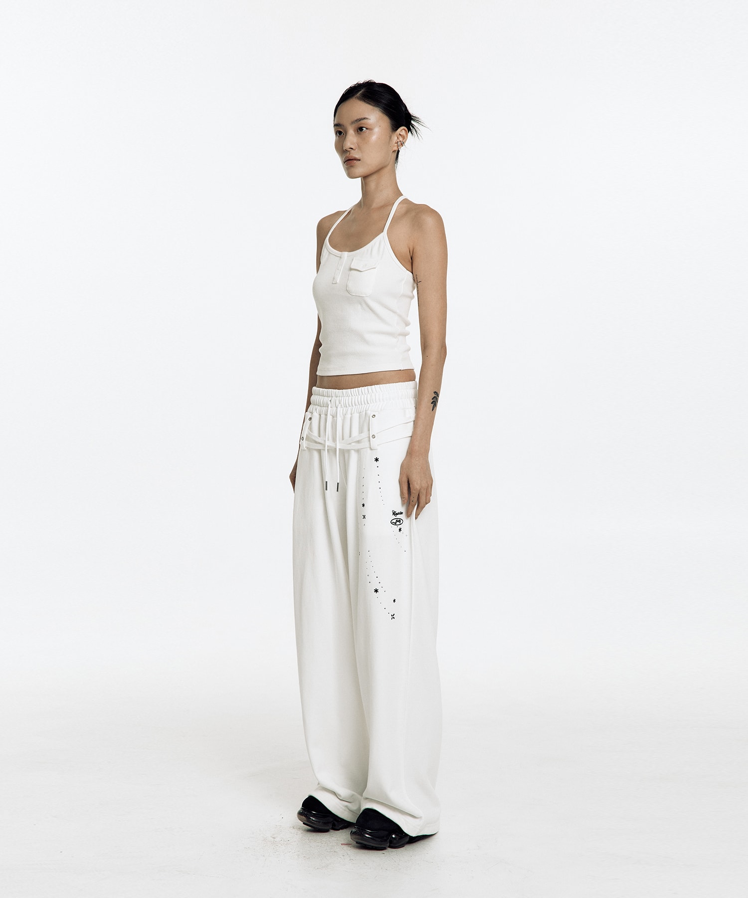 Zenu Pocket Hotfix Top White