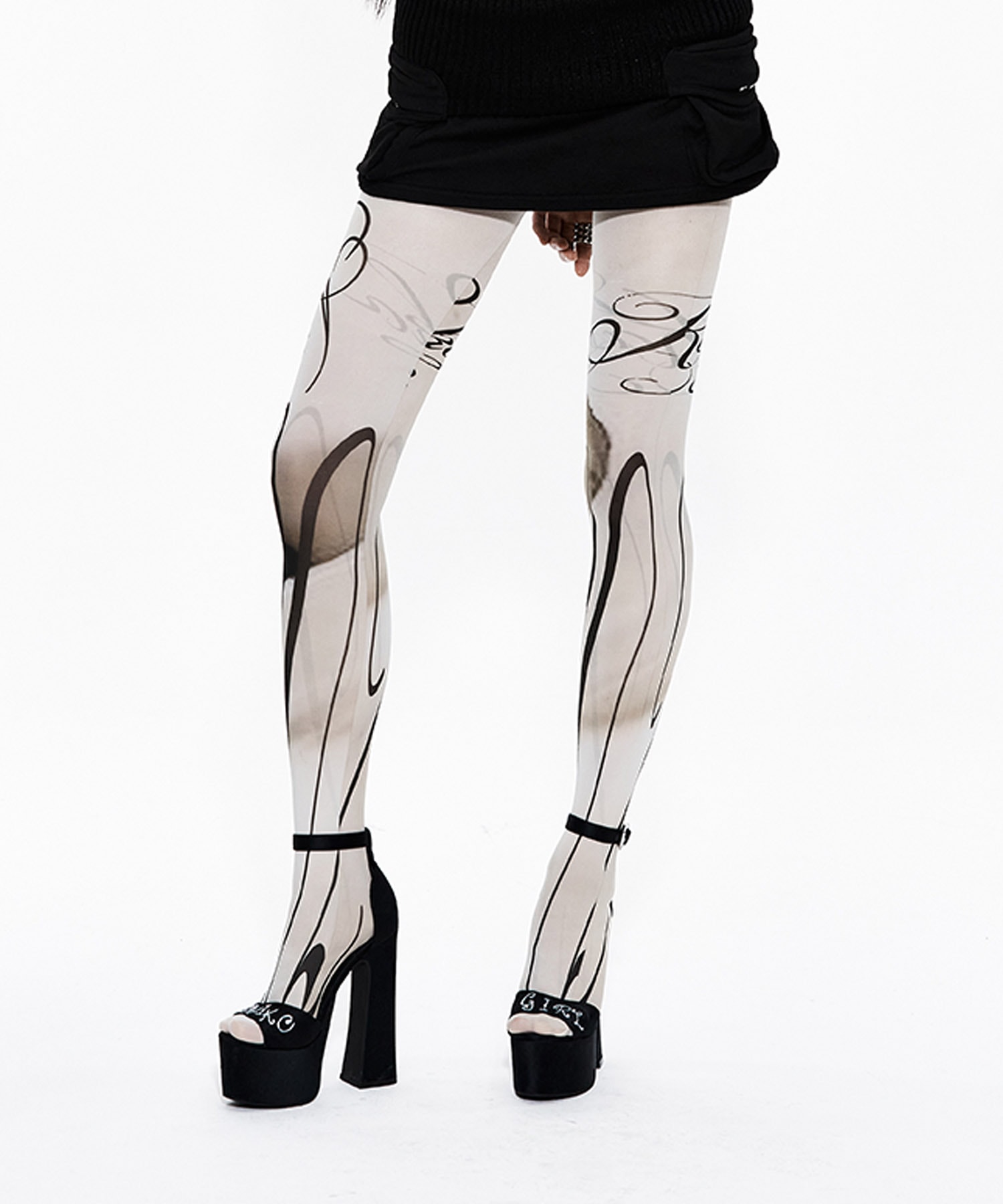 Calligraphy Tights