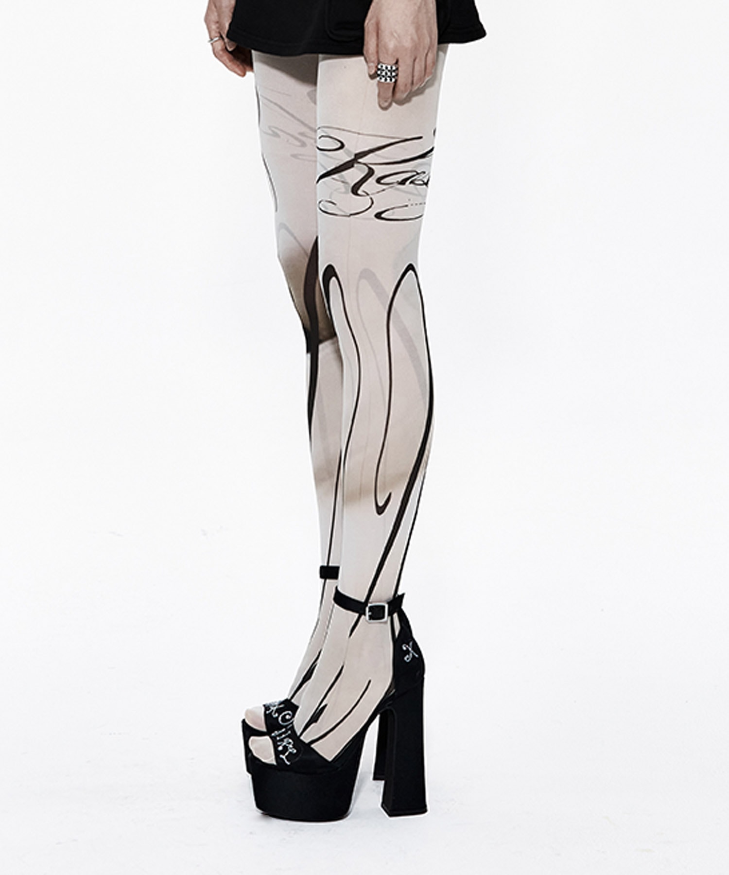Calligraphy Tights