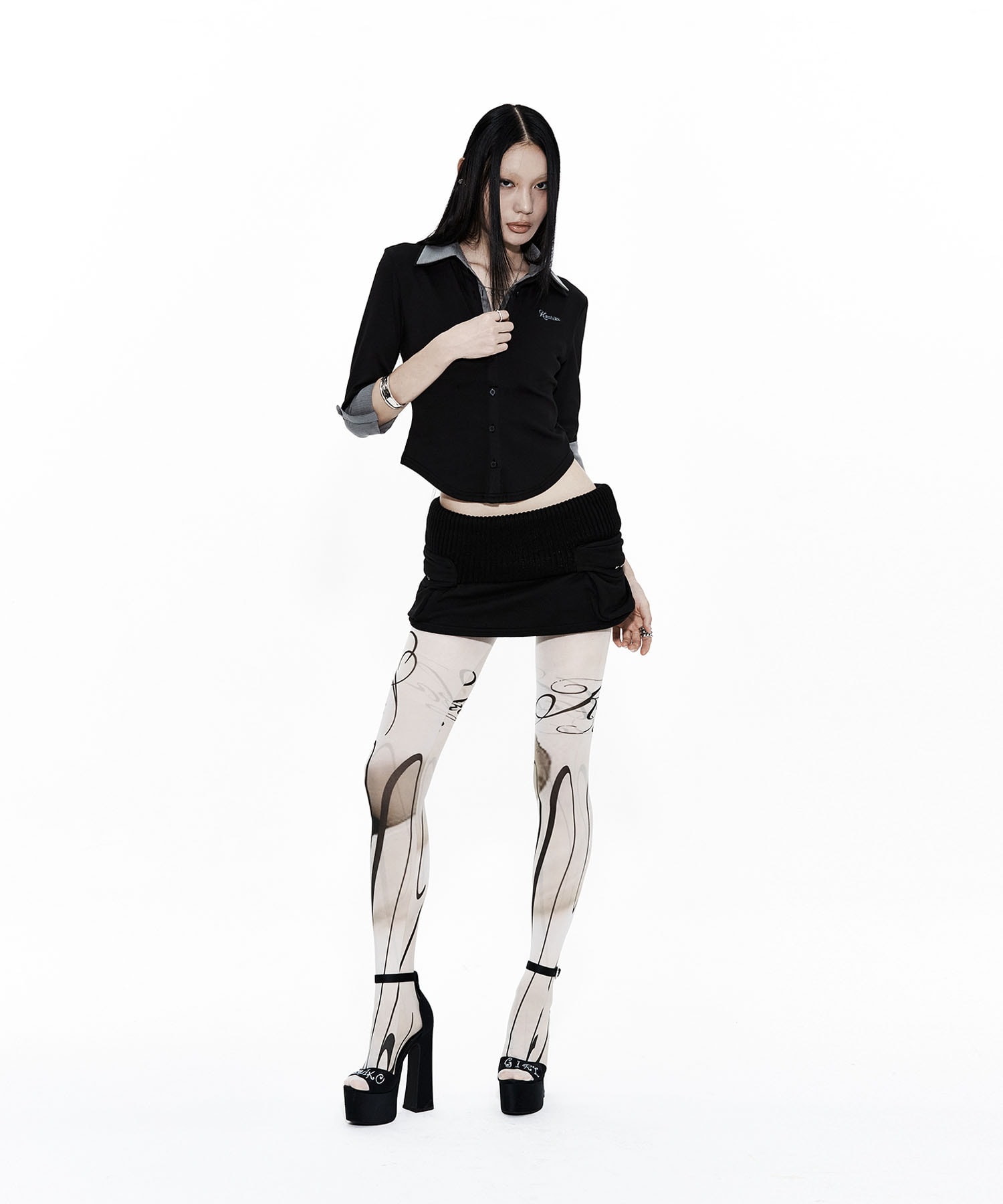 Calligraphy Tights