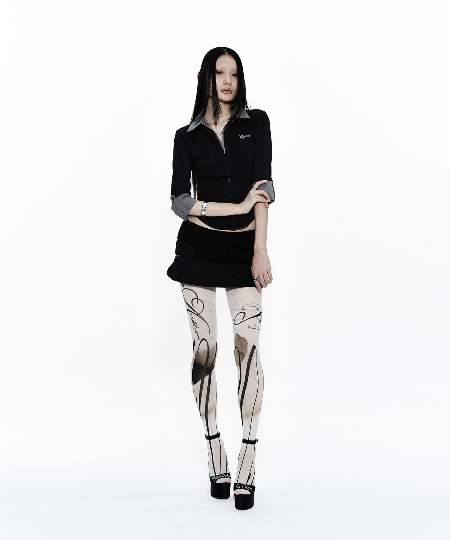 Calligraphy Tights