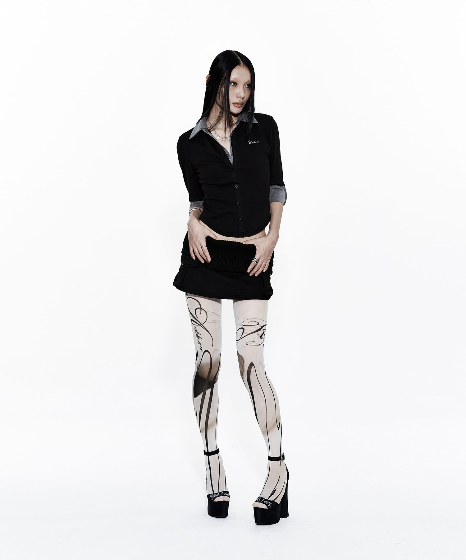 Calligraphy Tights