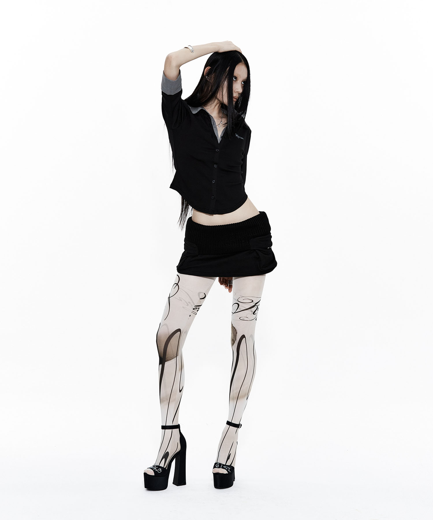 Calligraphy Tights