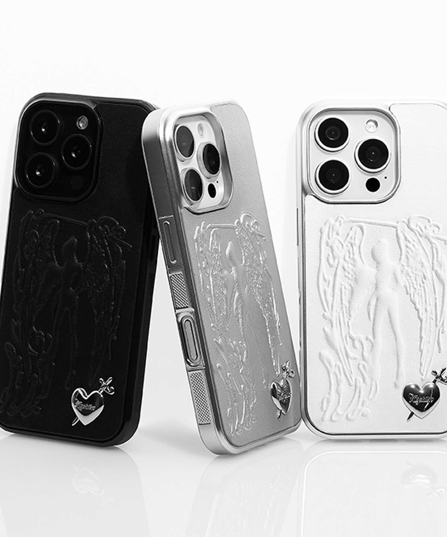 Angel Heart Case White