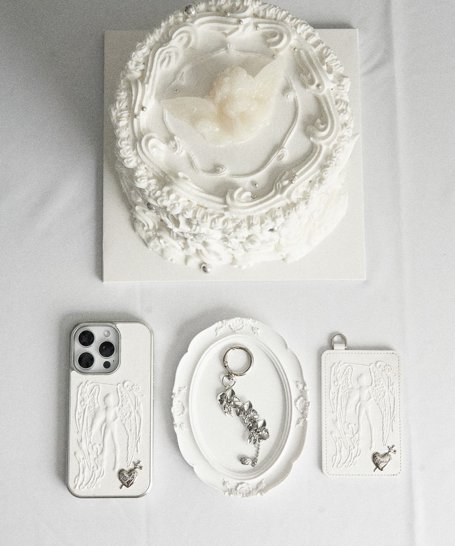 Angel Heart Case White
