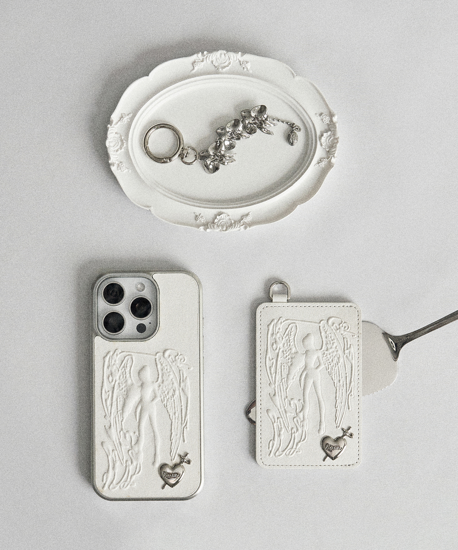 Angel Heart Case White