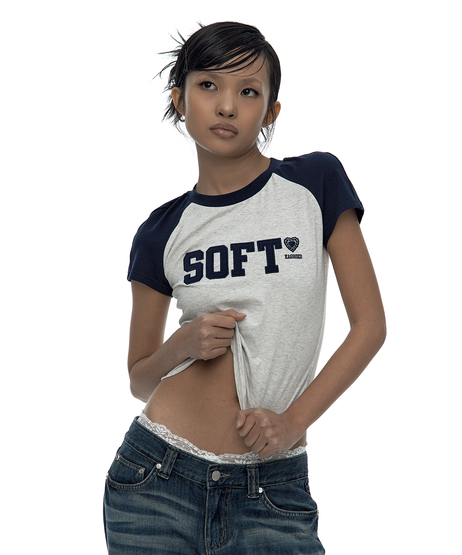 SOFT Raglan Tee Navy