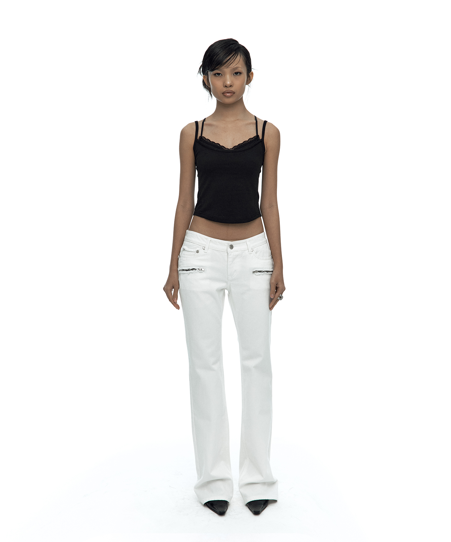 Nessa Lace Top Black