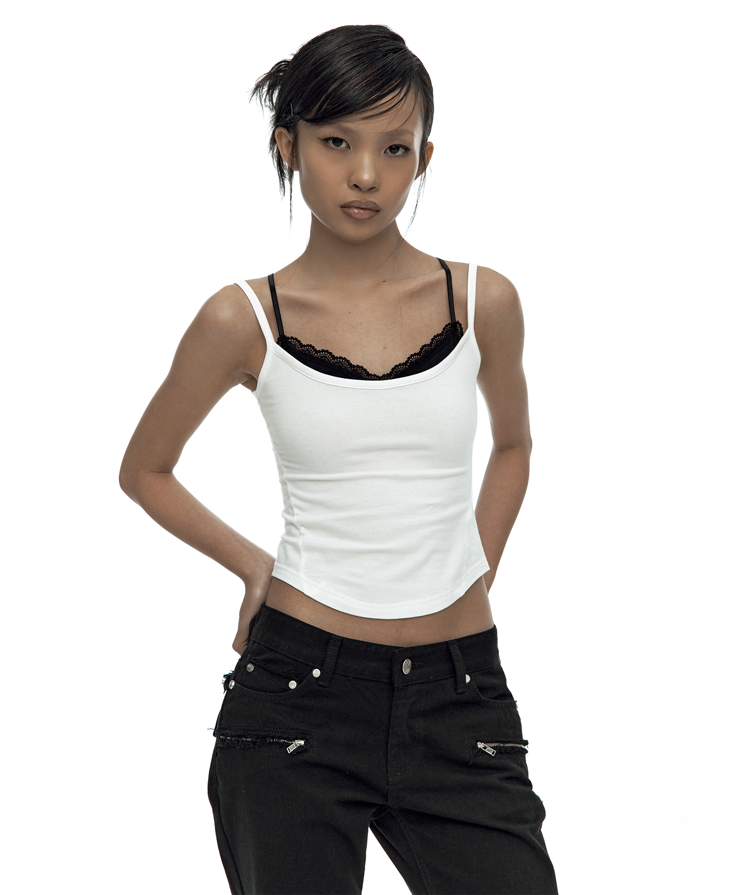 Nessa Lace Top White
