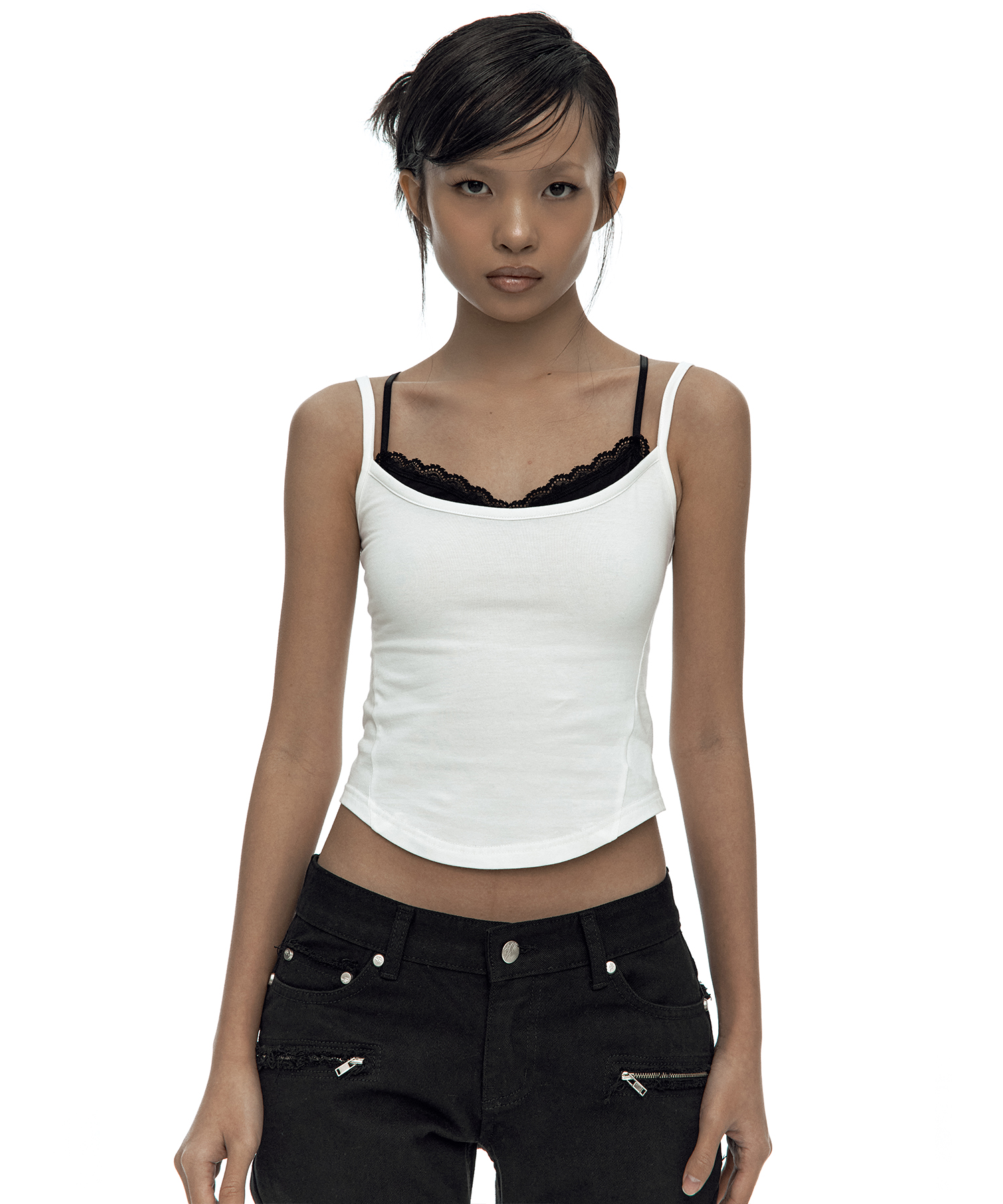 Nessa Lace Top White