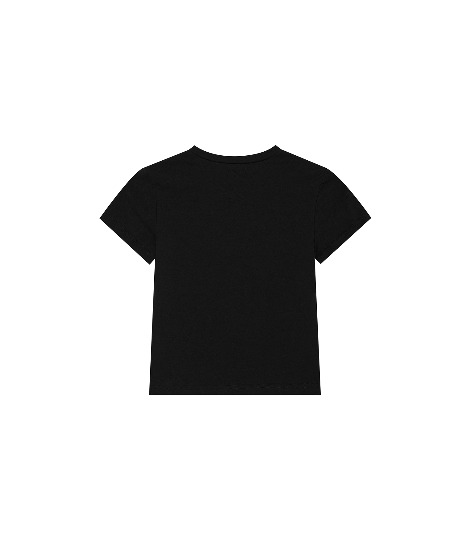 Embossed Baby Tee Black