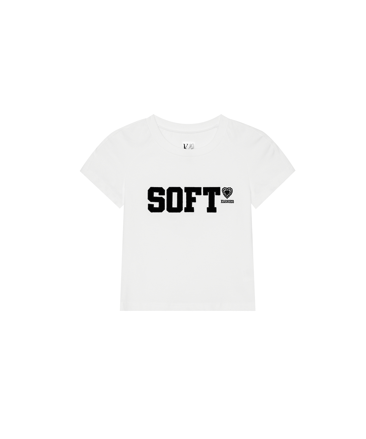 SOFT Raglan Tee White