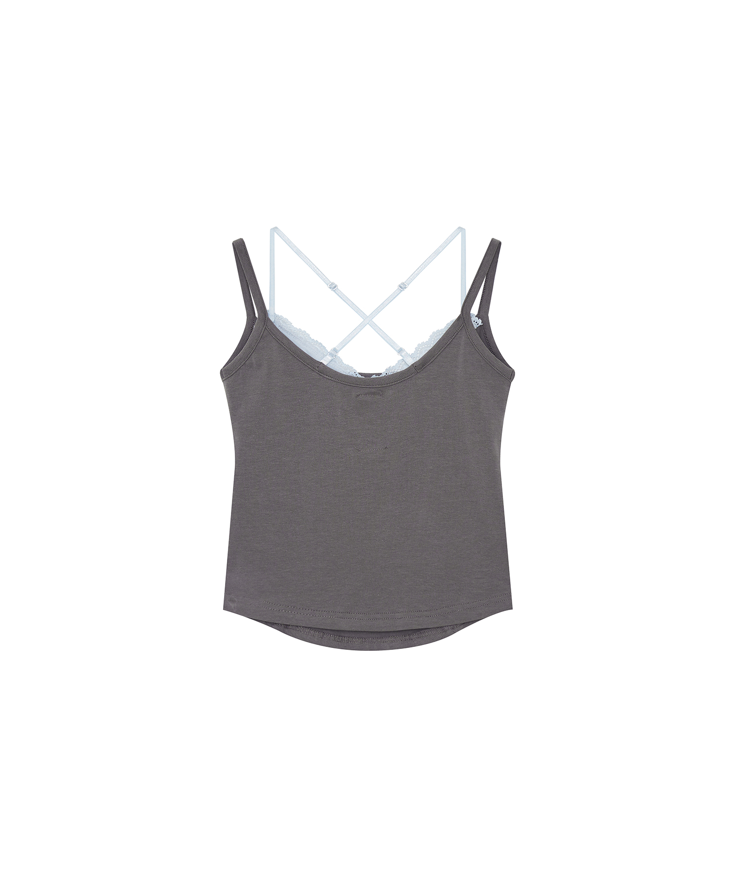 Nessa Lace Top Gray